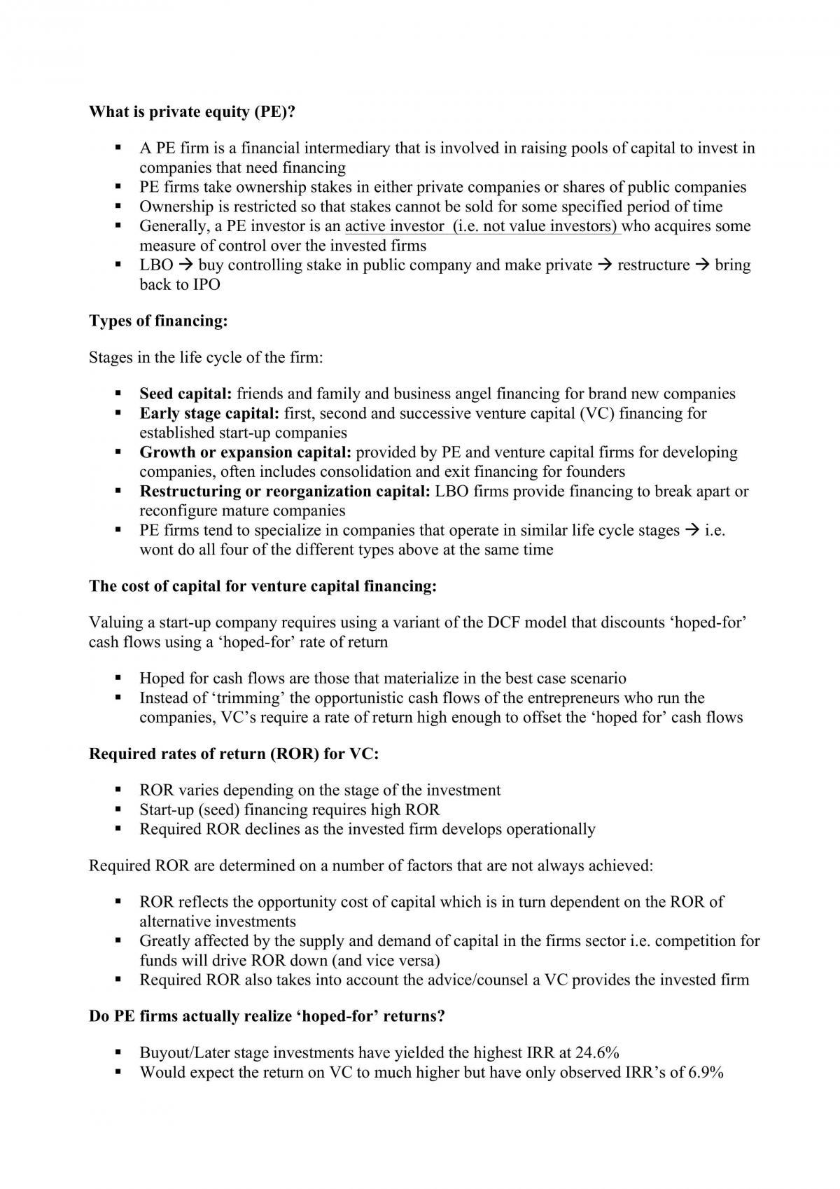 Financial Valuation study notes - Page 25