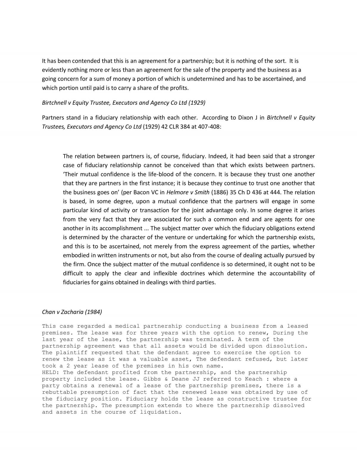 Law of Associations Case Notes Weeks 2-3 - Page 18
