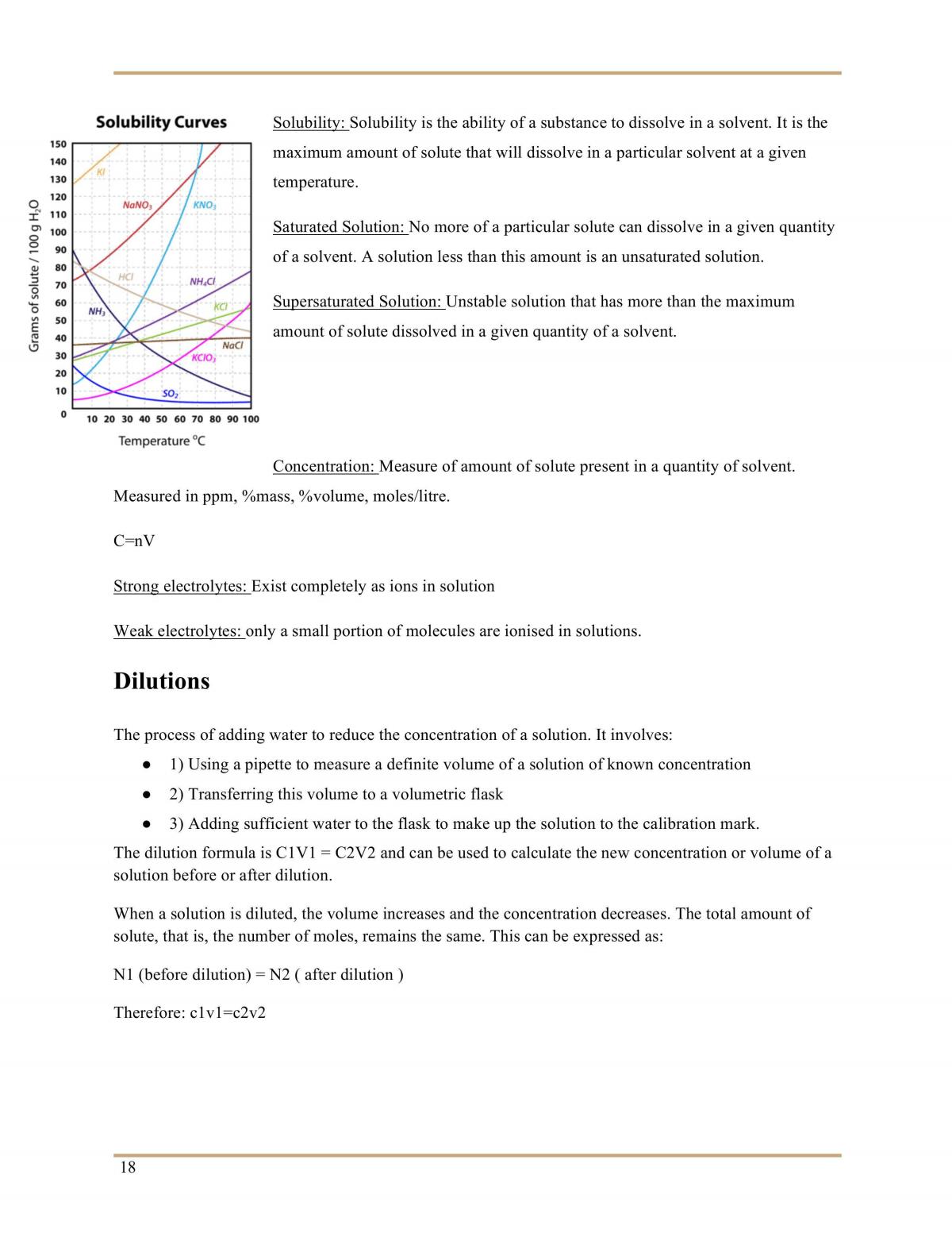 Year 11 Chemistry Notes - Page 18