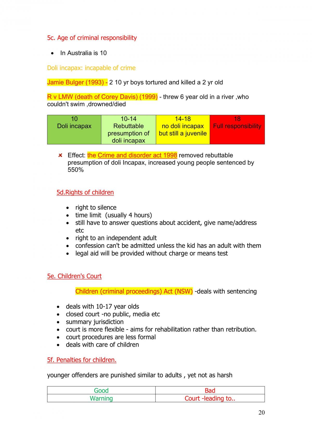 Crime Year 12  Notes - Page 20
