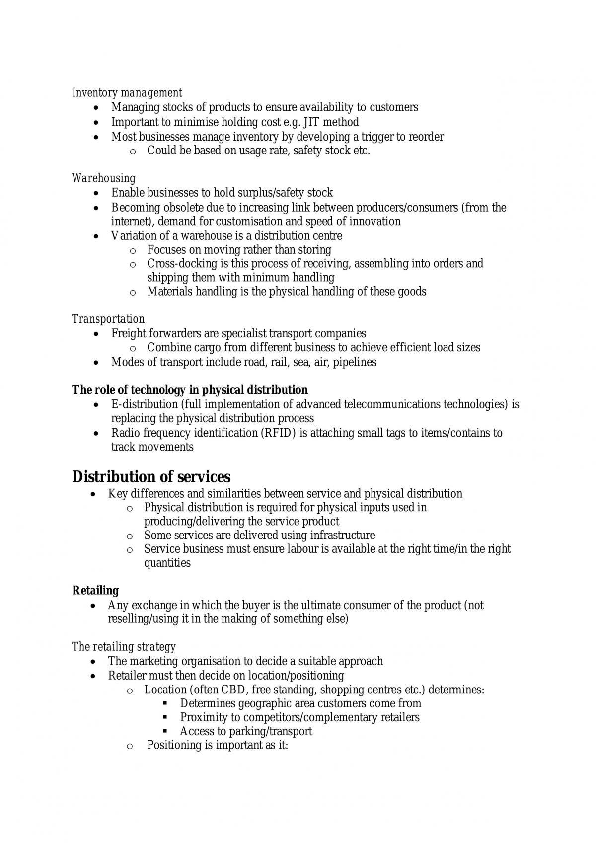 Notes for Marketing foundations by lecture - Page 26