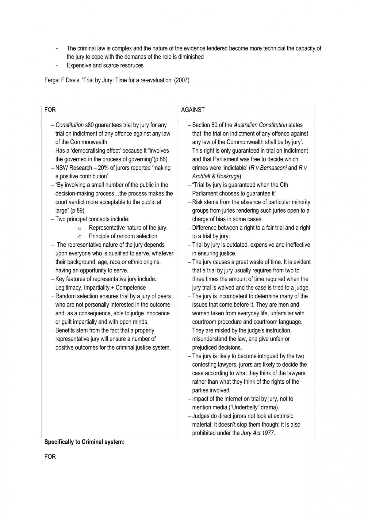 Perpectives on Law - Final Exam Notes  - Page 81
