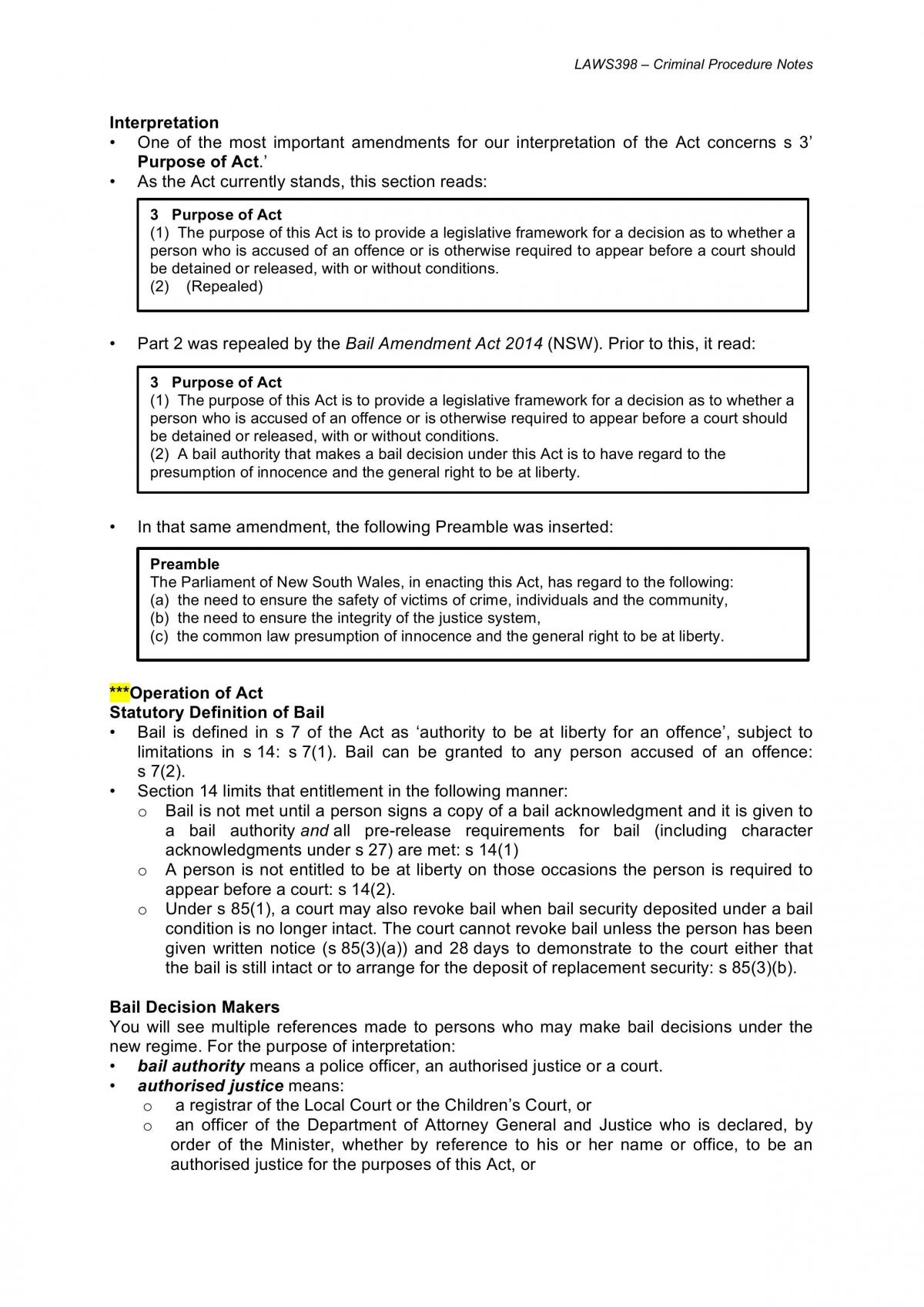 Criminal Procedure Notes - Page 29