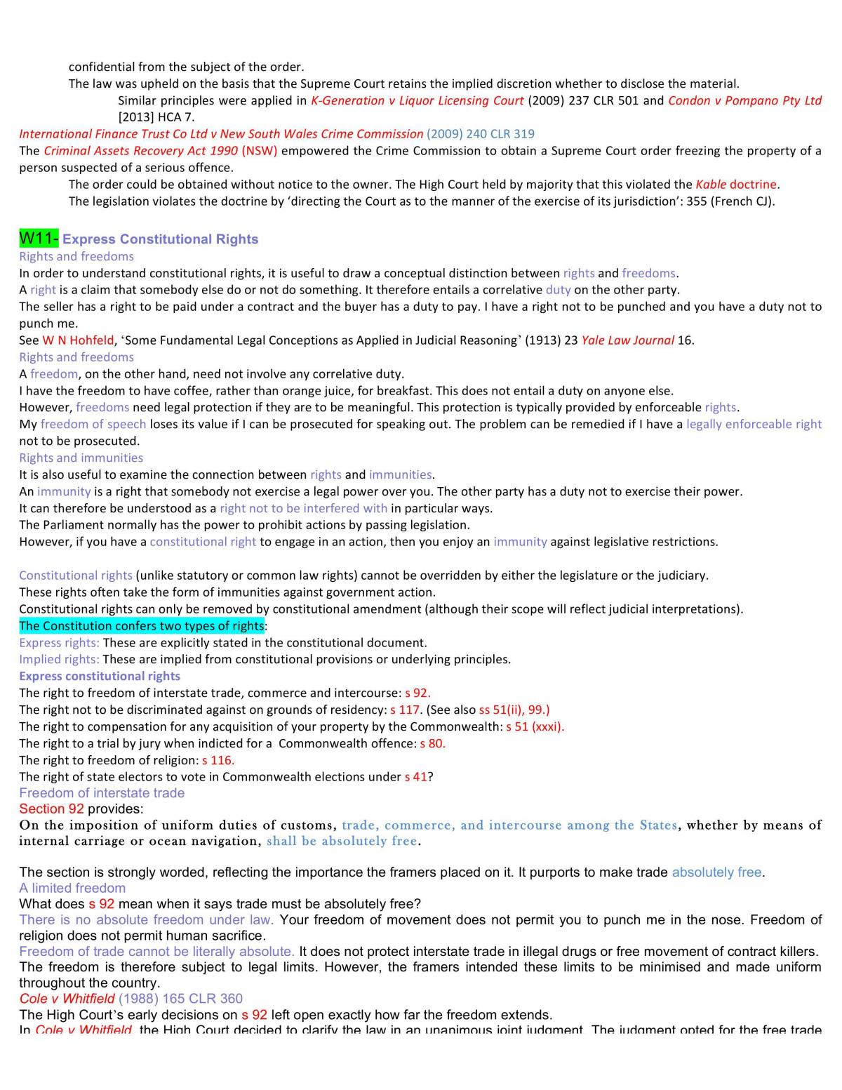 Constitutional Law Notes - Page 35