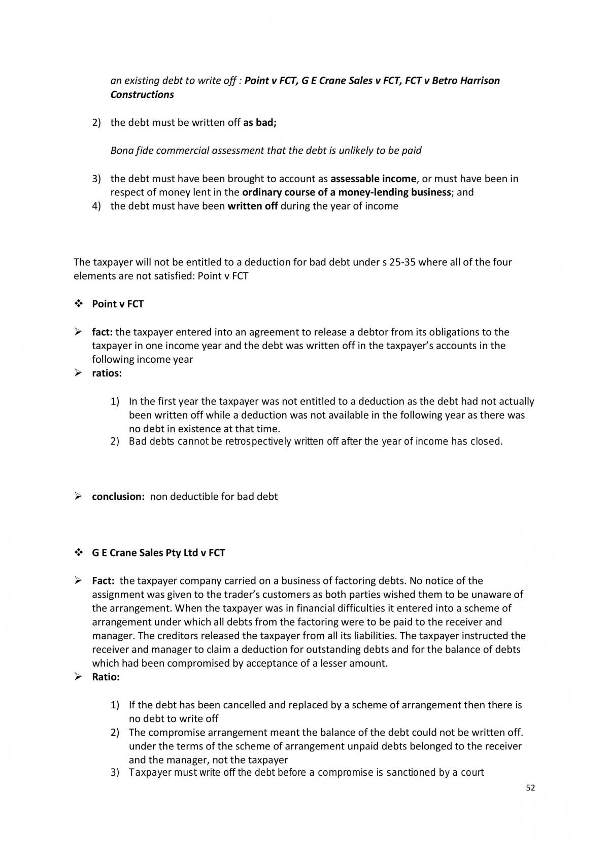 Cases Summary - Page 52