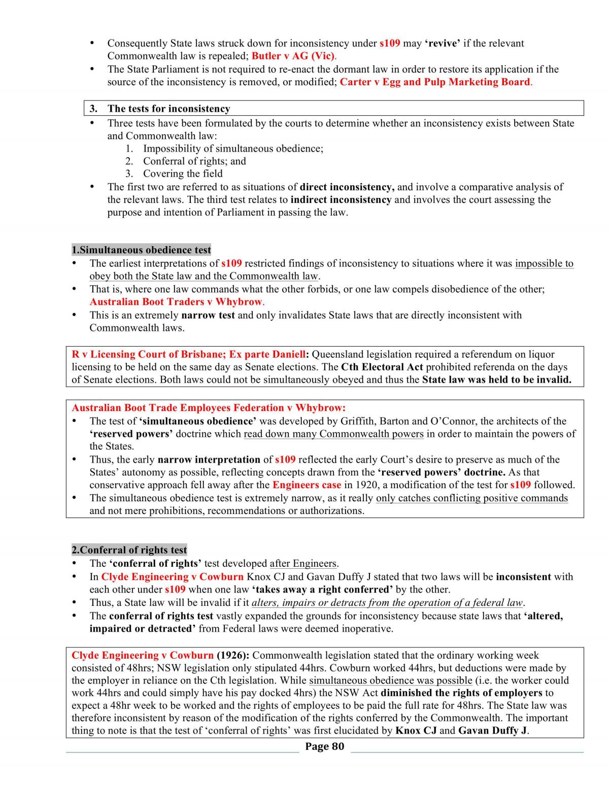 Constitutional Law Exam Notes  - Page 80