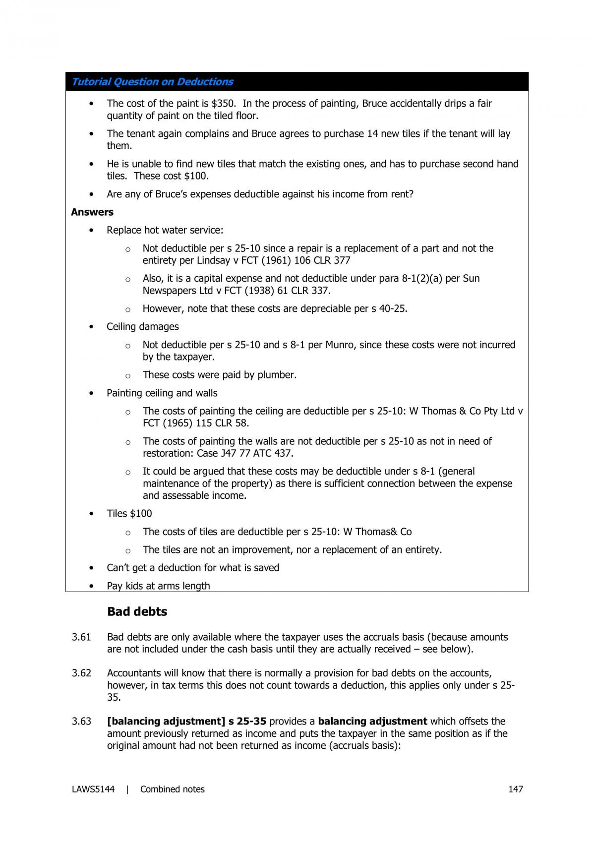 Exam Notes - Page 147