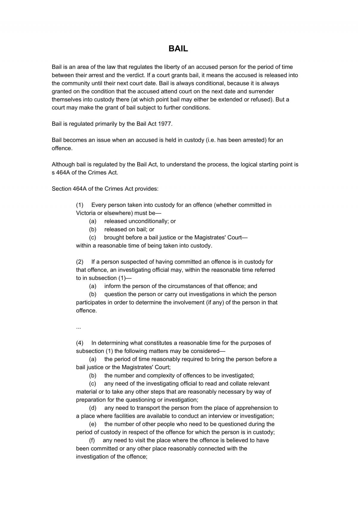 Criminal Law and Procedure Notes - Page 26
