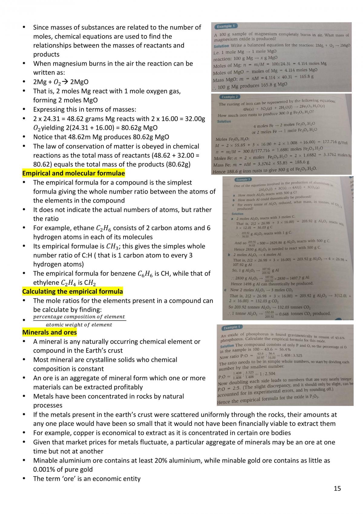 Chemistry Metals Notes - Page 15