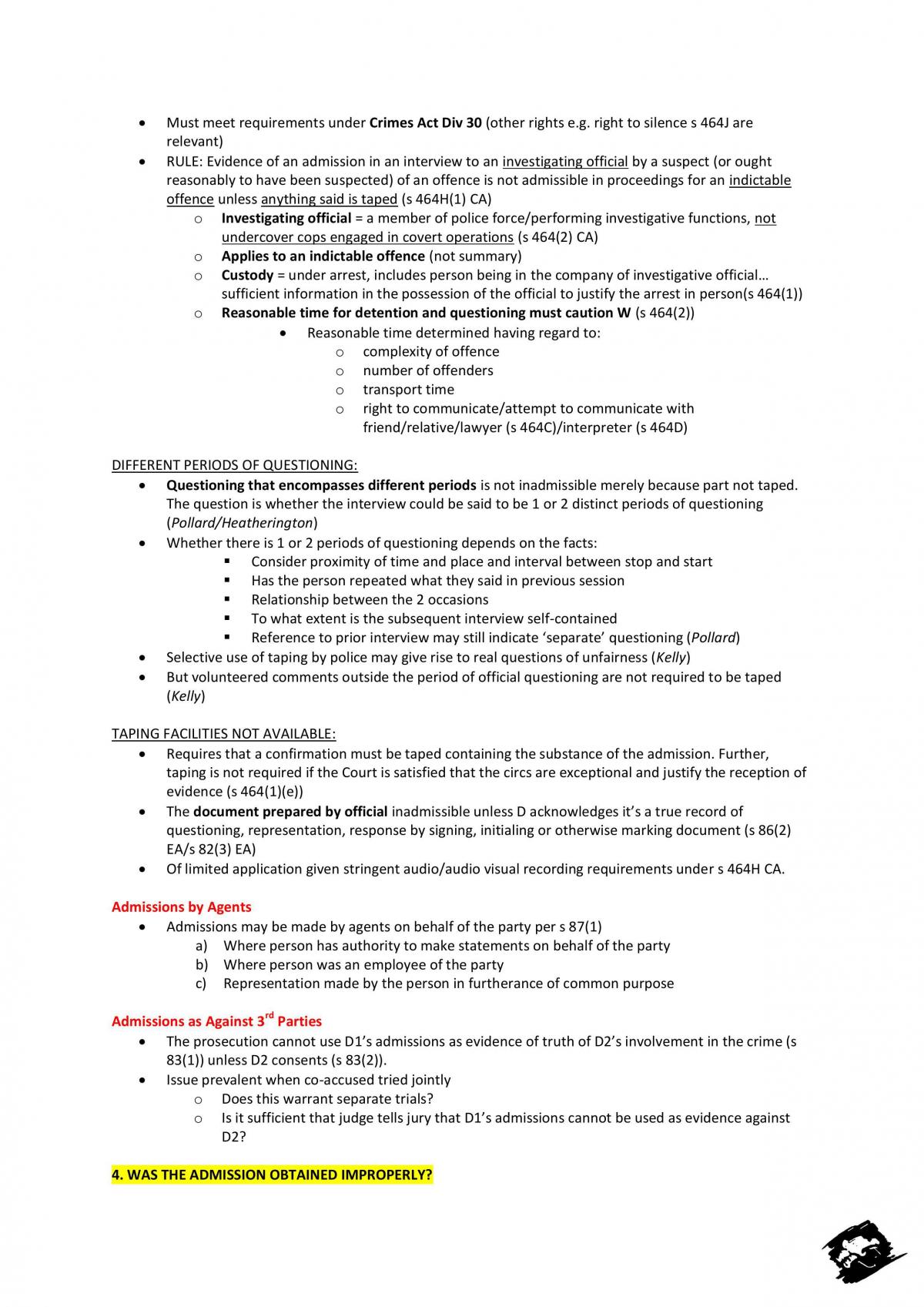 Evidence Sketch Notes - Page 26