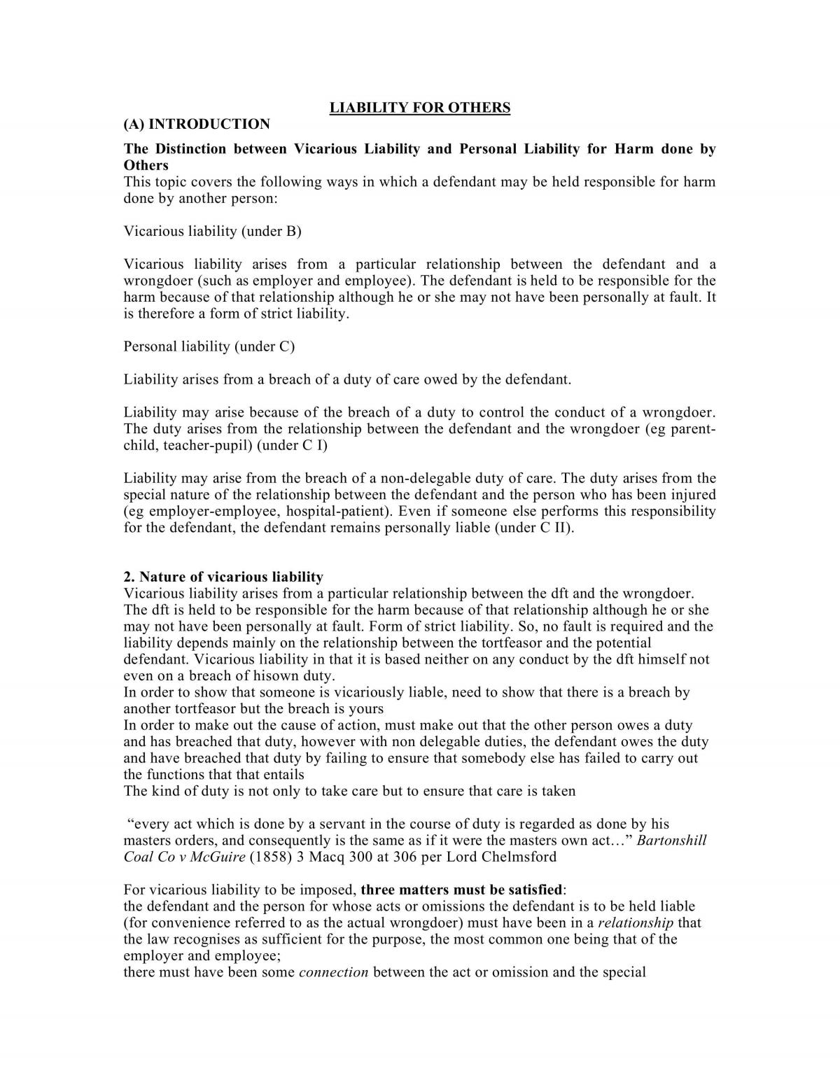 Torts II notes - Page 87