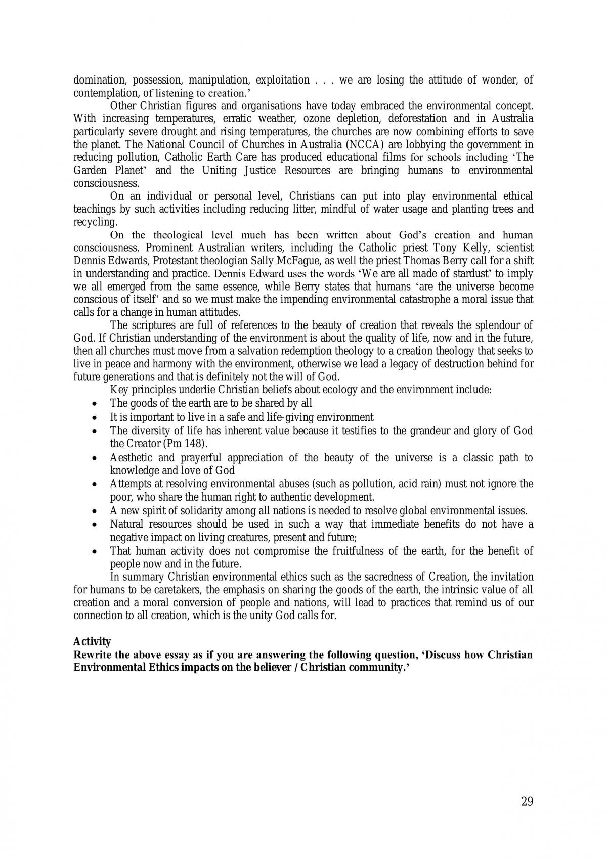 SOR Christianity Study Notes - Page 29