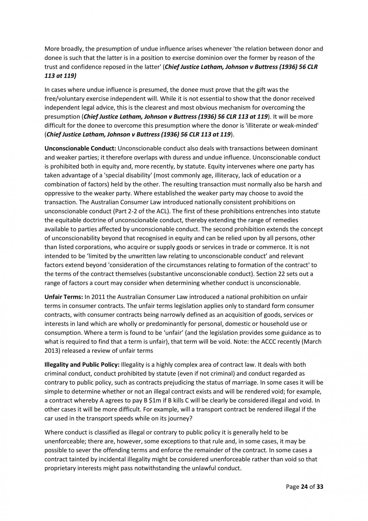 70211 Contracts Final Exam Notes - Page 24