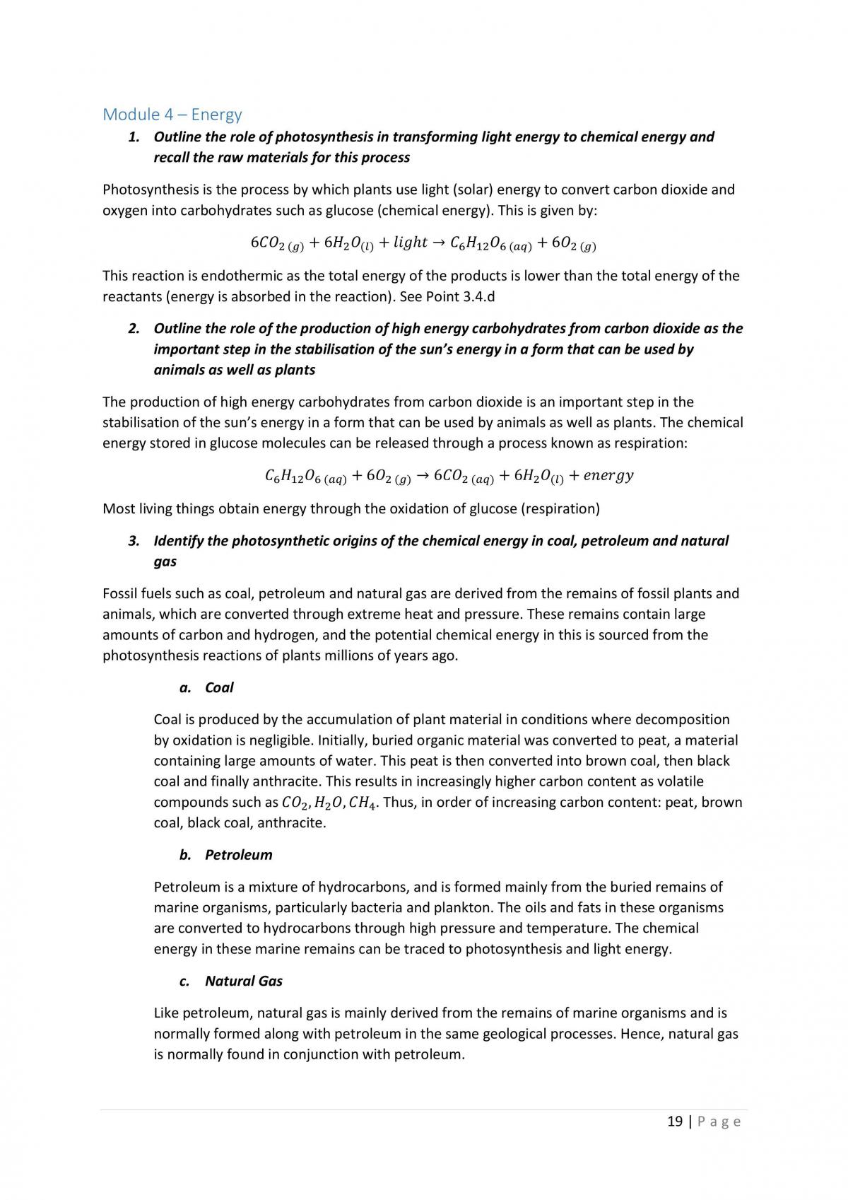 Prelim Chemistry Notes - All Modules - Page 19
