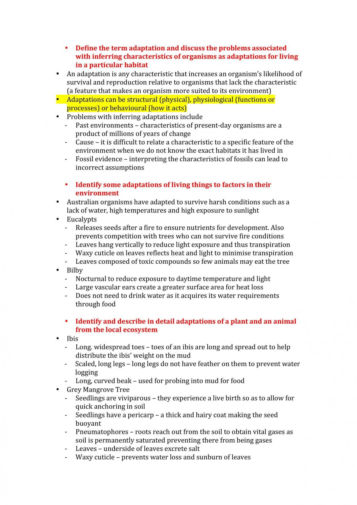 Biology Preliminary Notes - Page 17