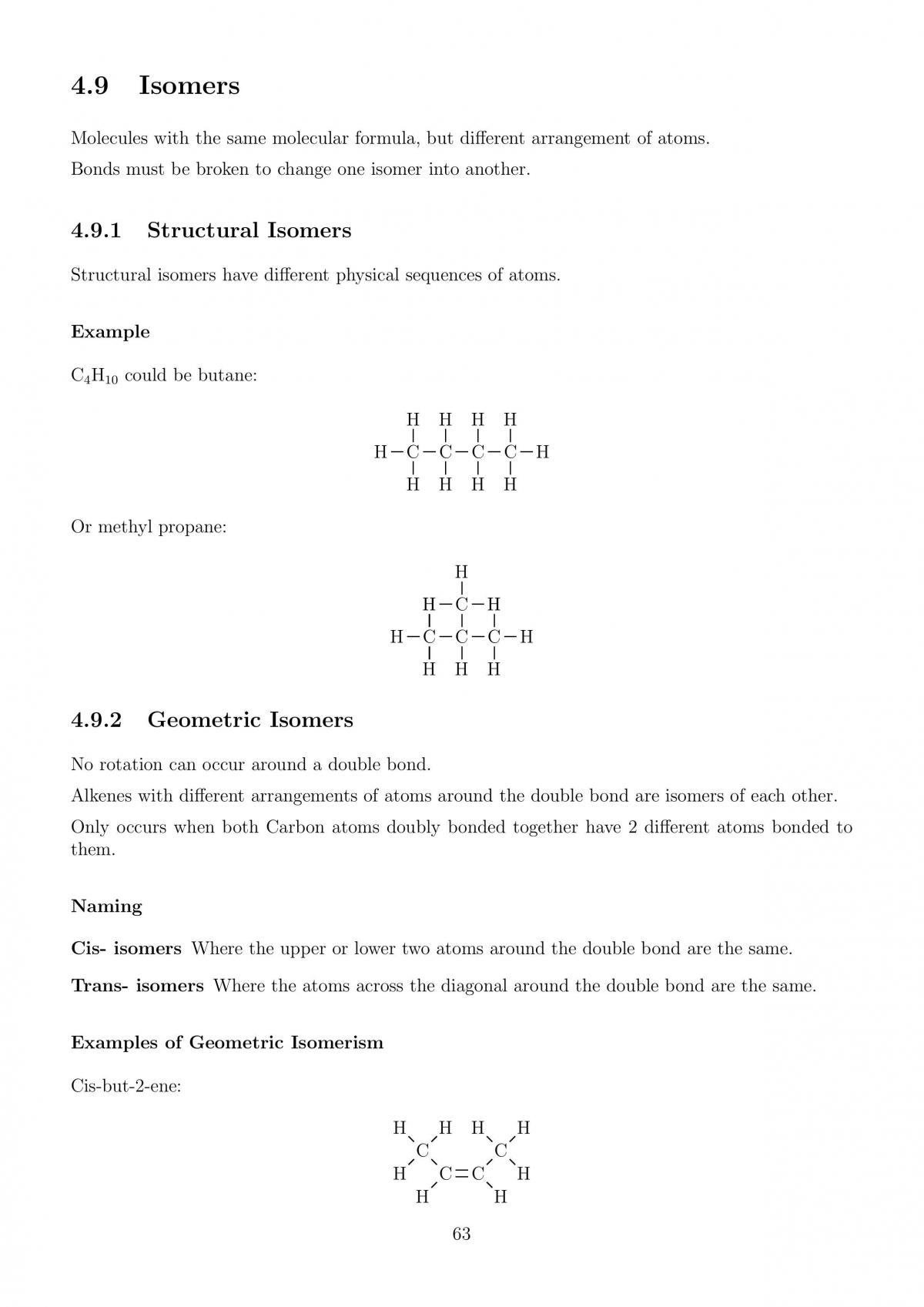 Comprehensive Chemistry Notes - Page 63