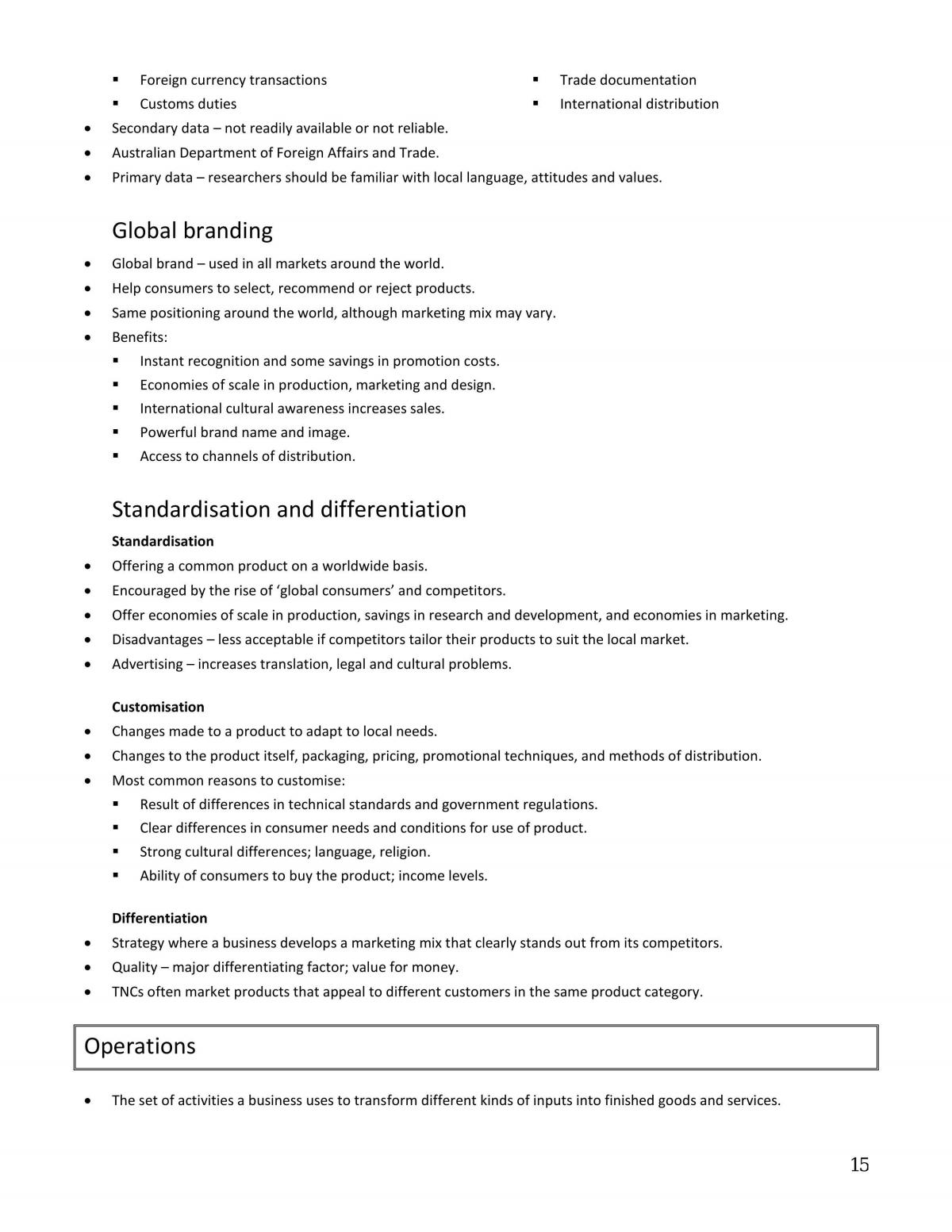 Business Studies Notes - Page 15