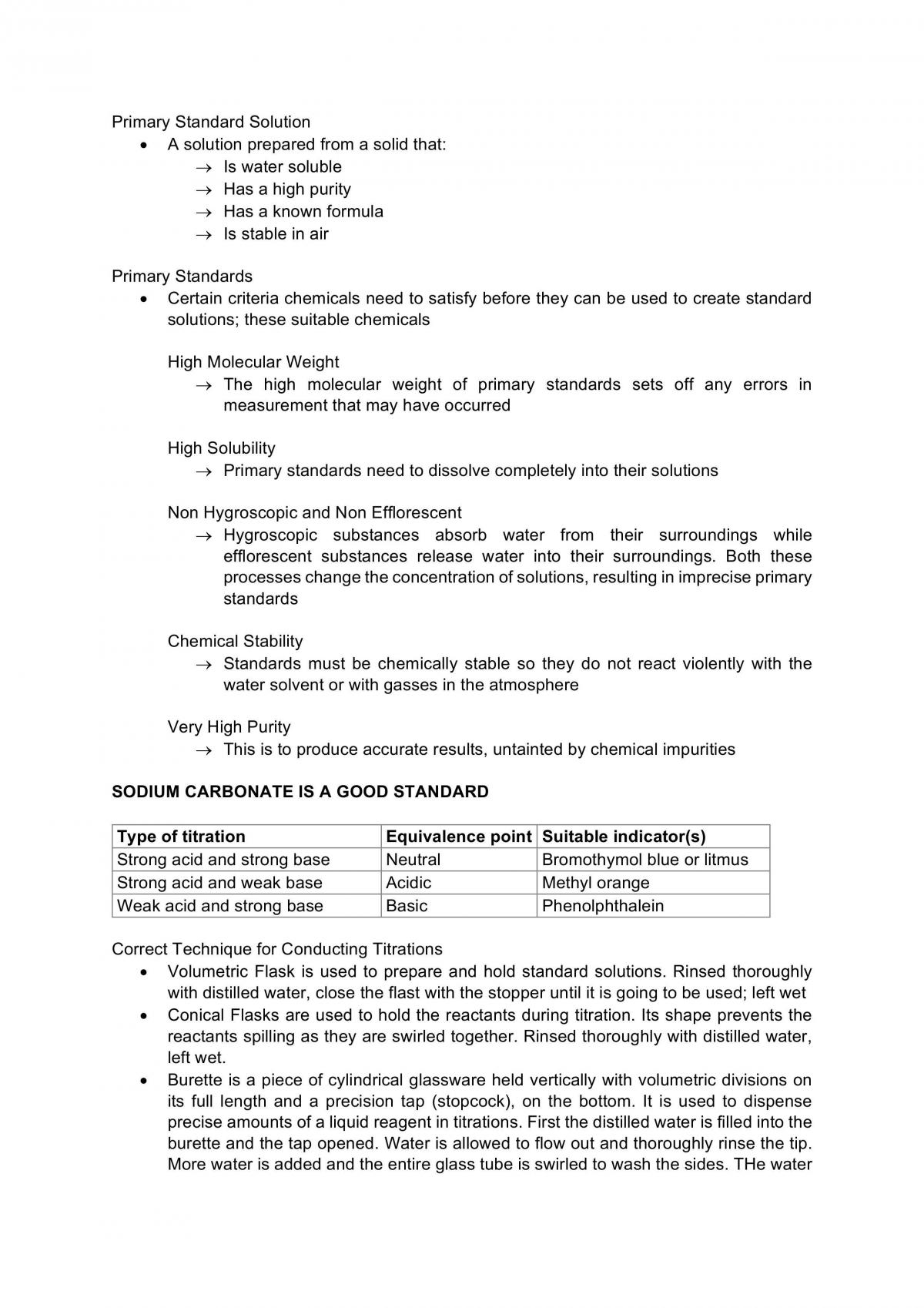 HSC Chemistry Notes - Acidic Environment  - Page 21