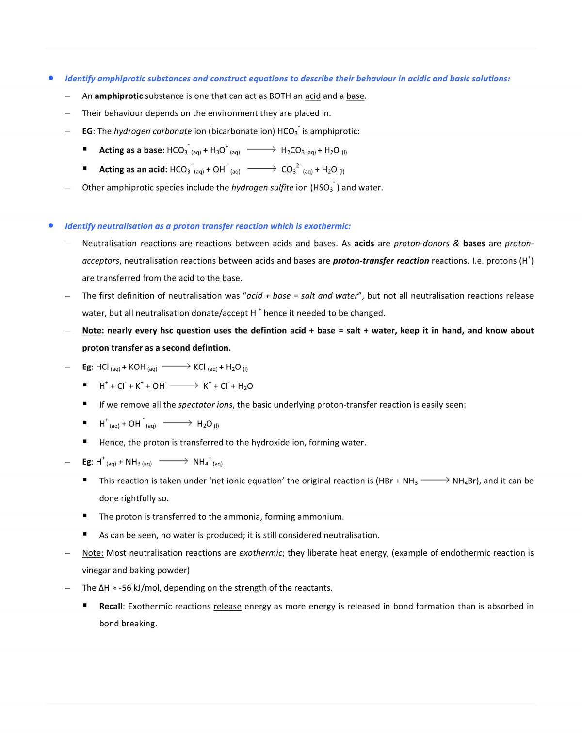 Chemistry Module 2  - The Acidic Environment - Page 23
