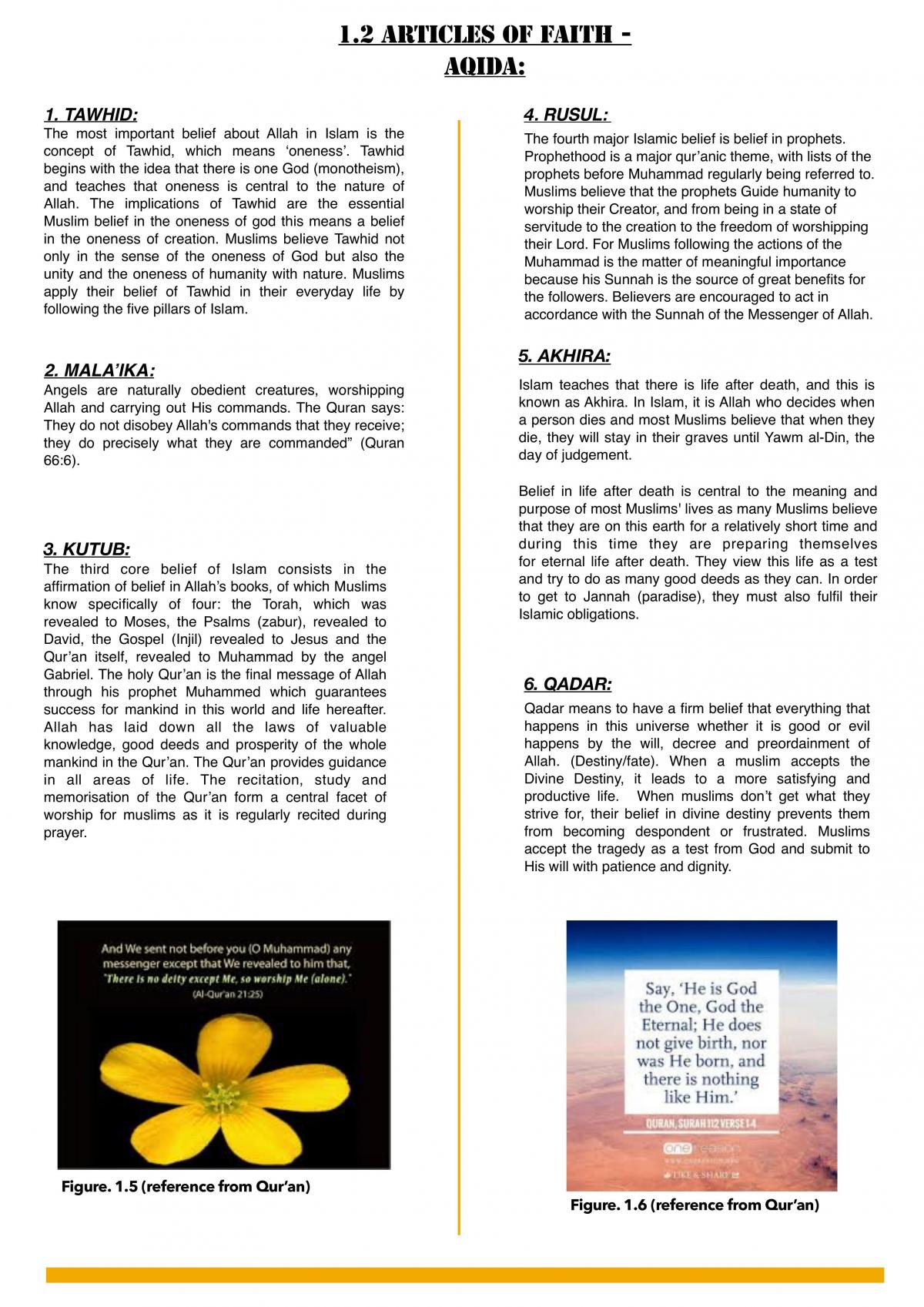 Islam Prelim study notes  - Page 4