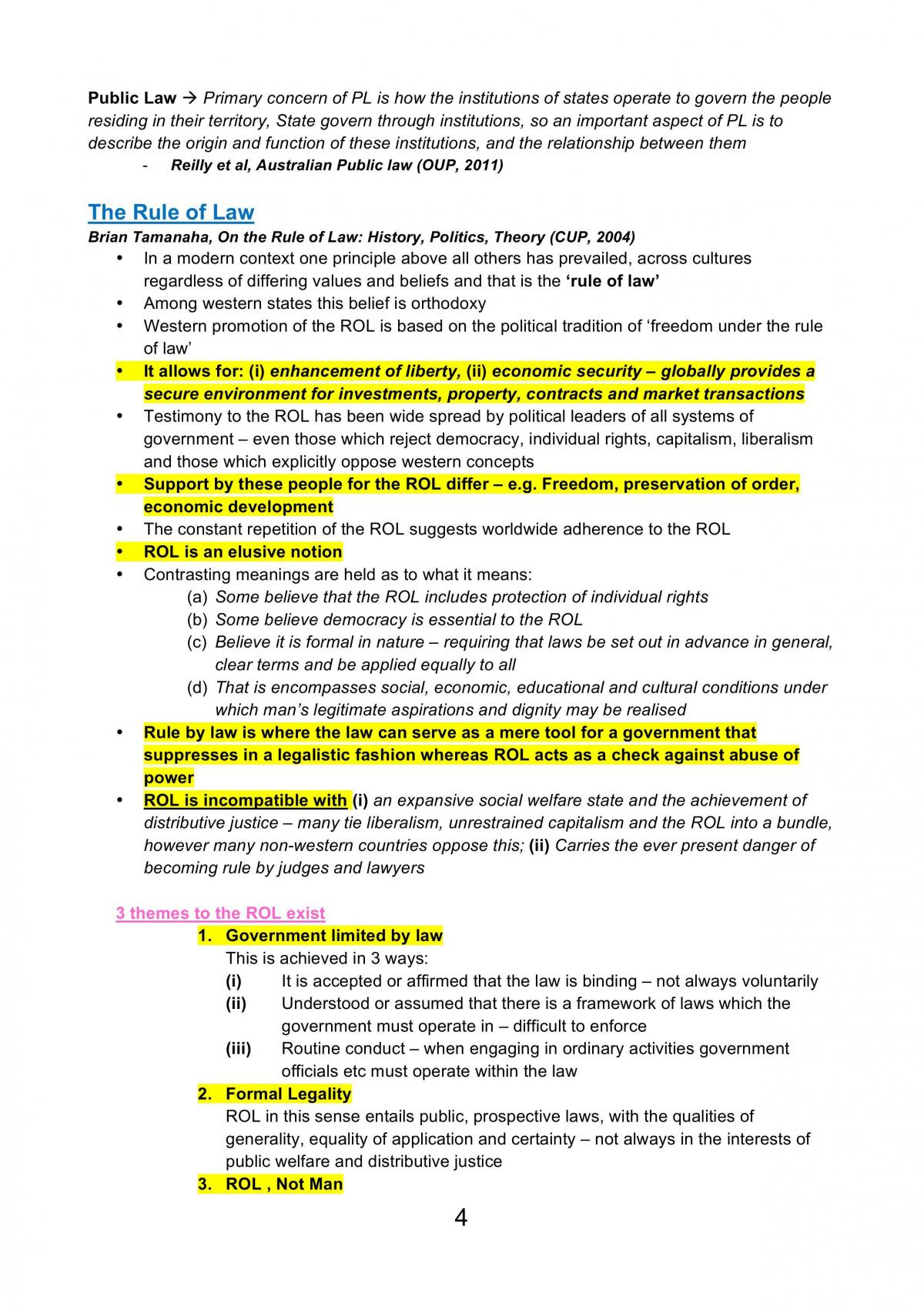 Public law study notes - Page 4