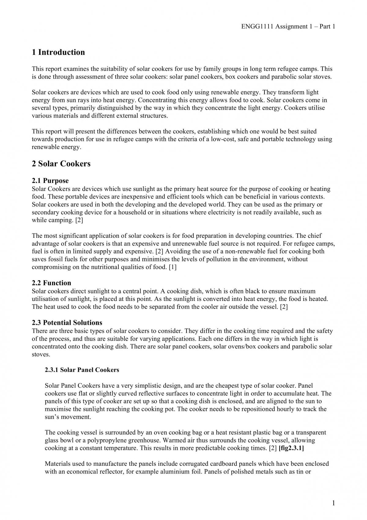 Assignment 1 - Solar Cookers Individual Research Report - Page 4
