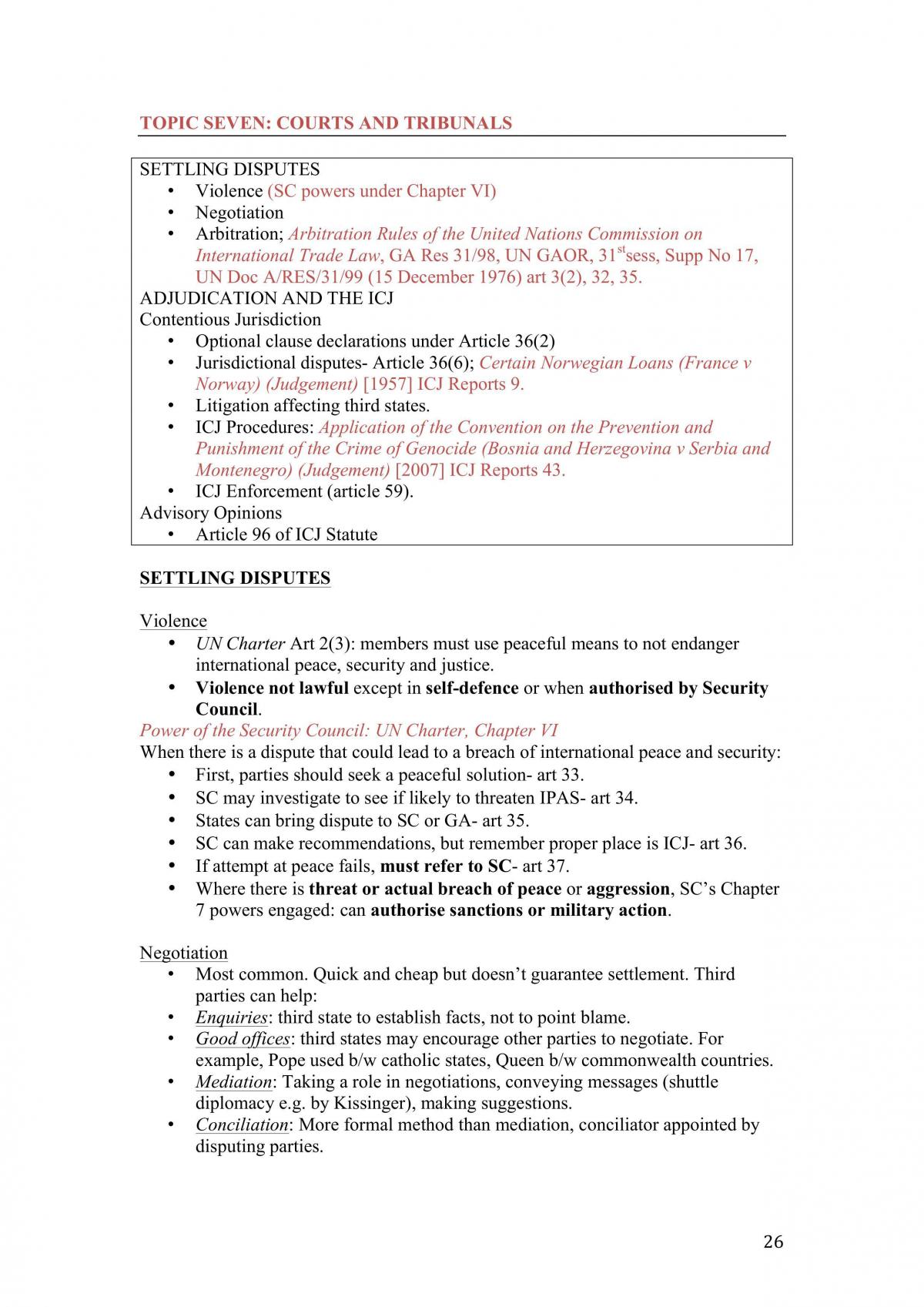 International-Law-Detailed-Yet-Organised-Notes-Distinction-Grade-of-80-Achieved - Page 26