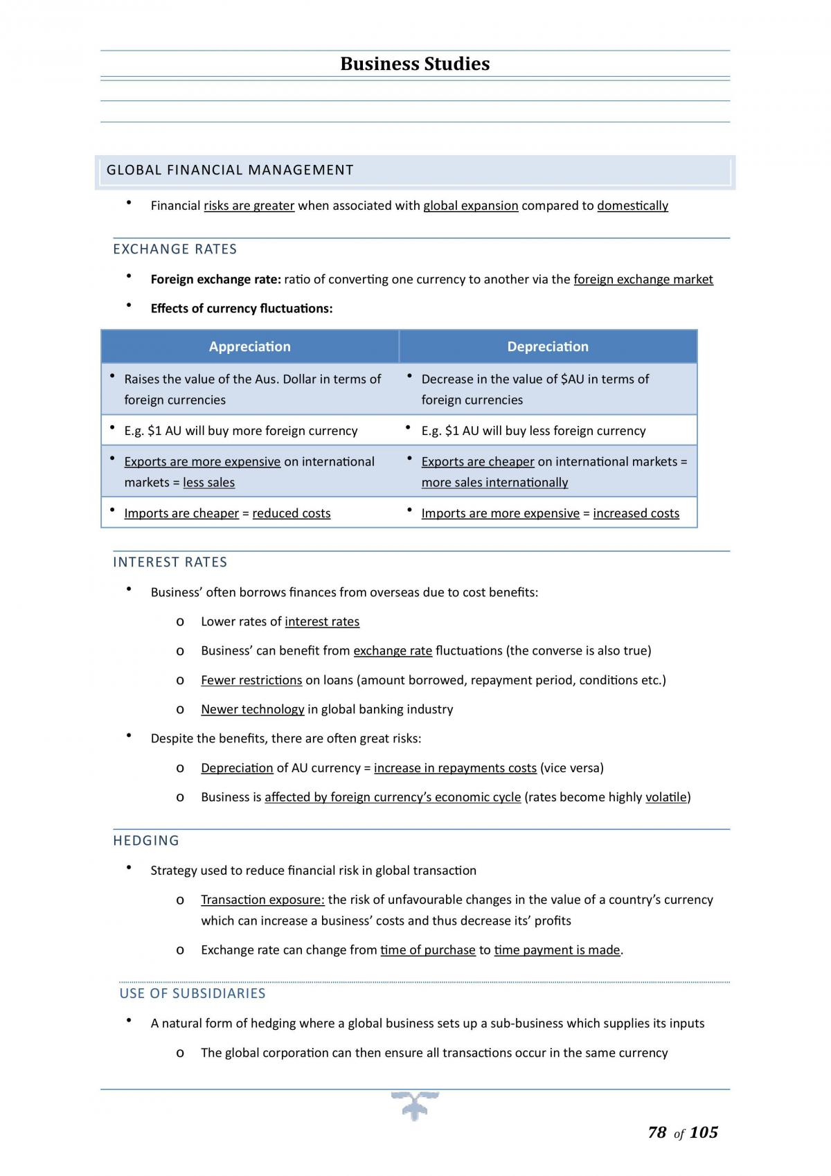 Business Studies Complete Course Notes - Page 79