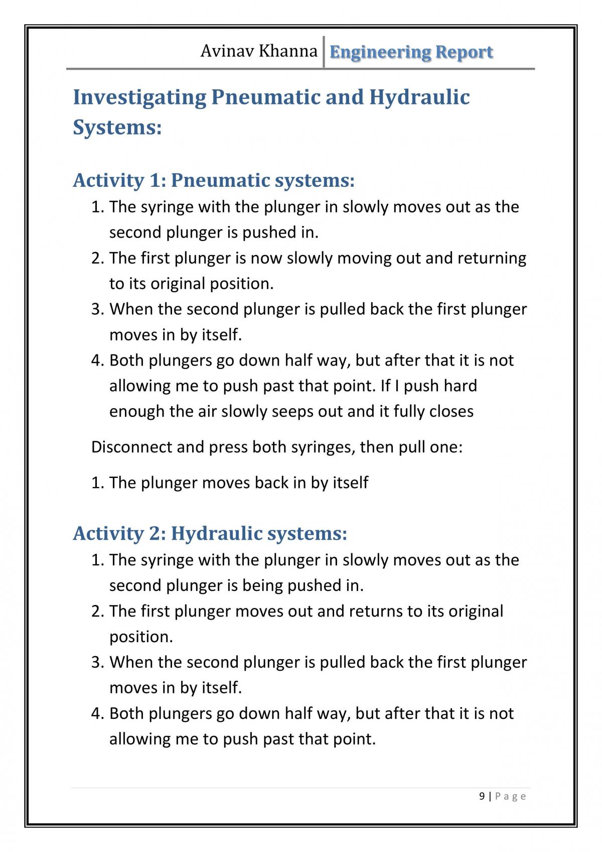Engineering Report  - Page 9