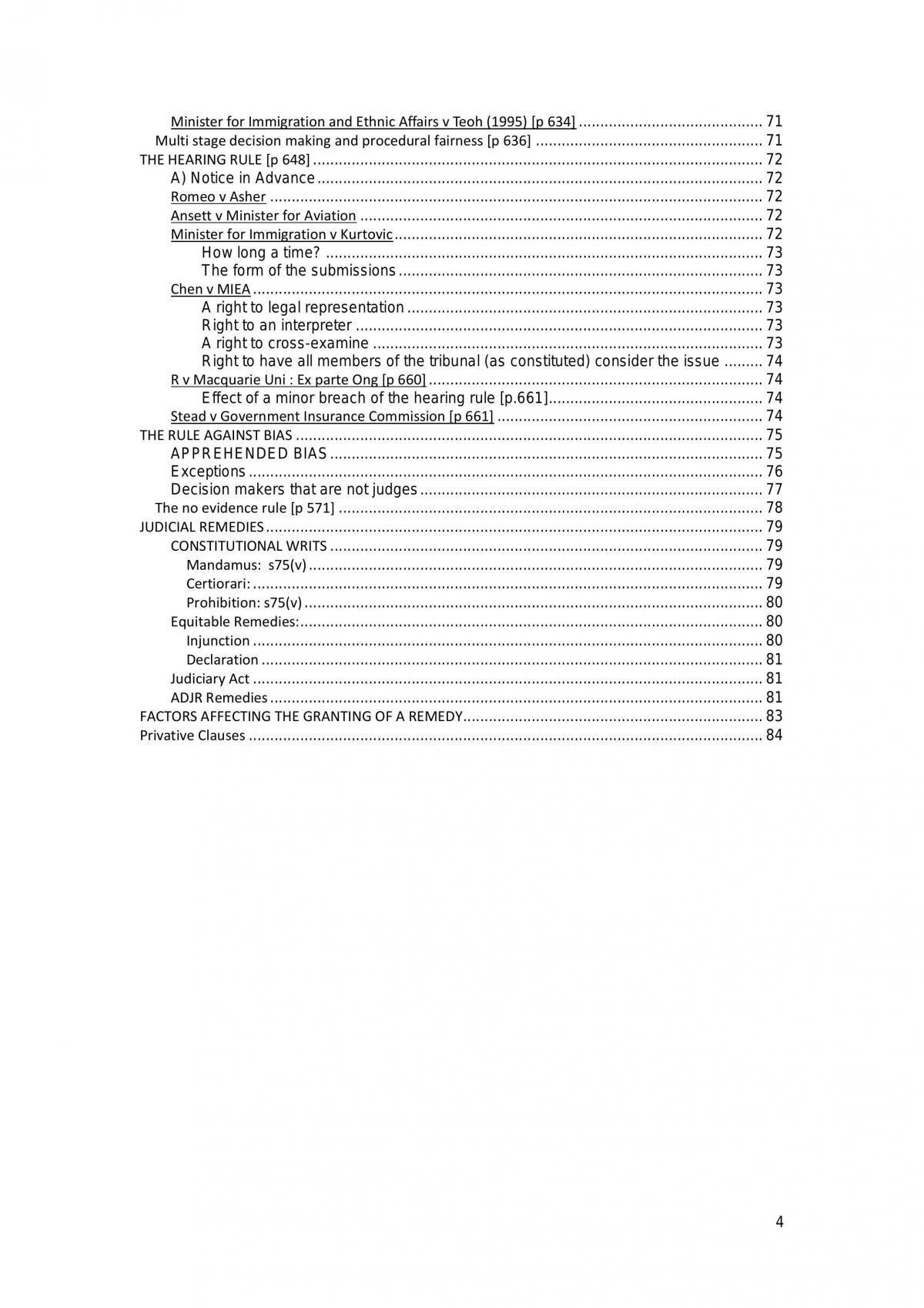 LAWS1160 Admin final notes - Page 4