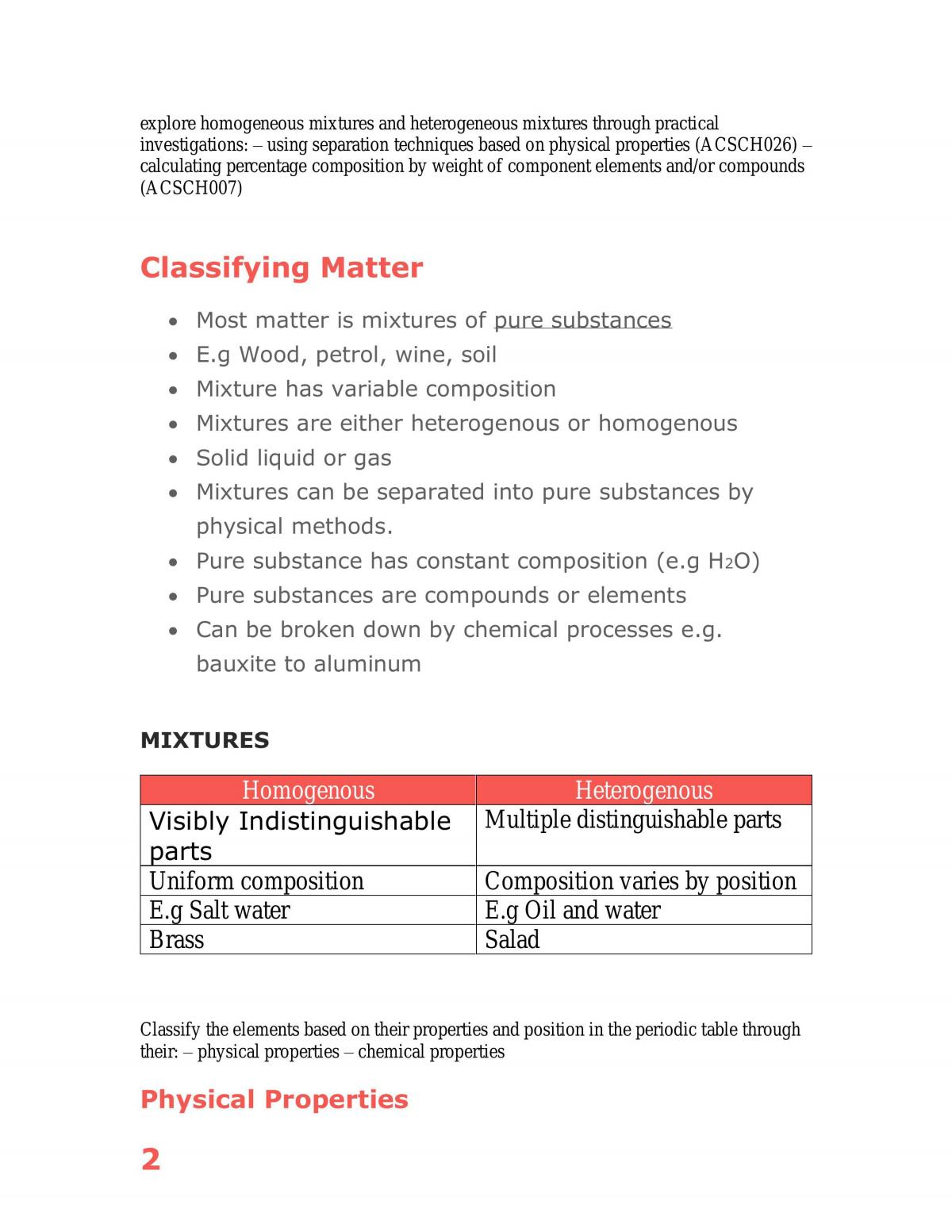 Preliminary Chemistry notes - Page 4