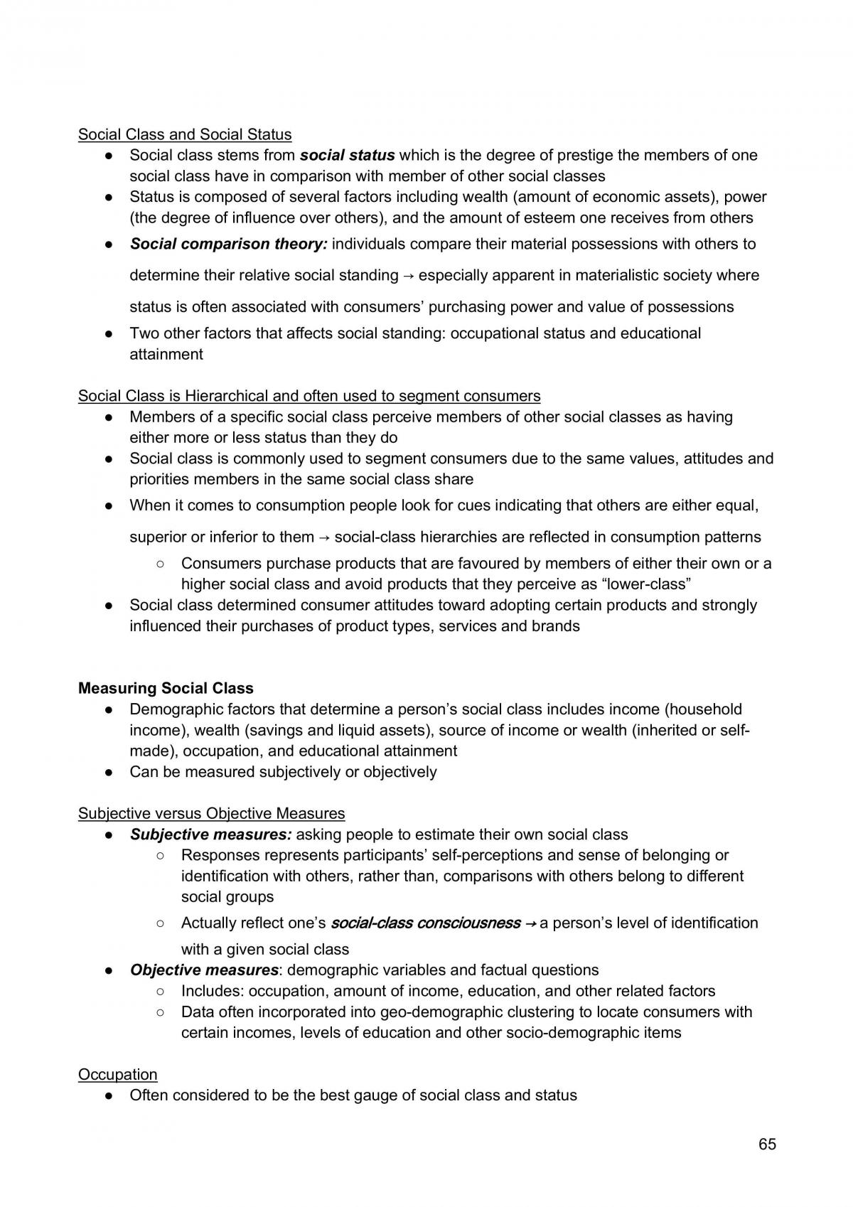 MKT 3702 Consumer Behaviour Notes - Page 66