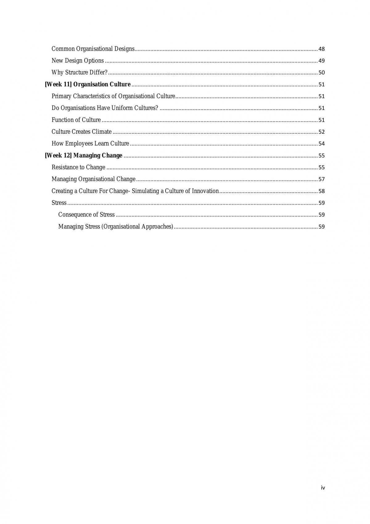 MNO1706 Organisational Behavior Complete Study Notes  - Page 4