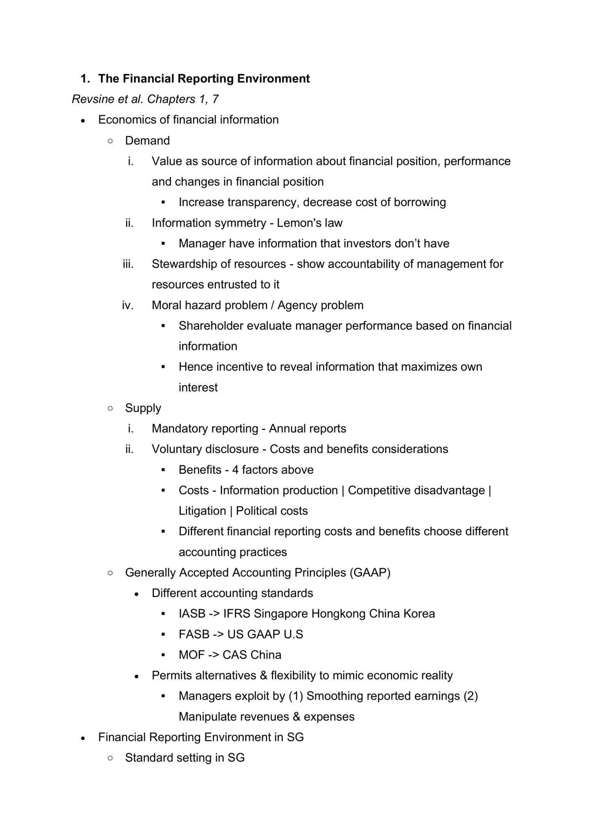 ACCT201 Corporate Reporting & Financial Analysis Notes - Page 4