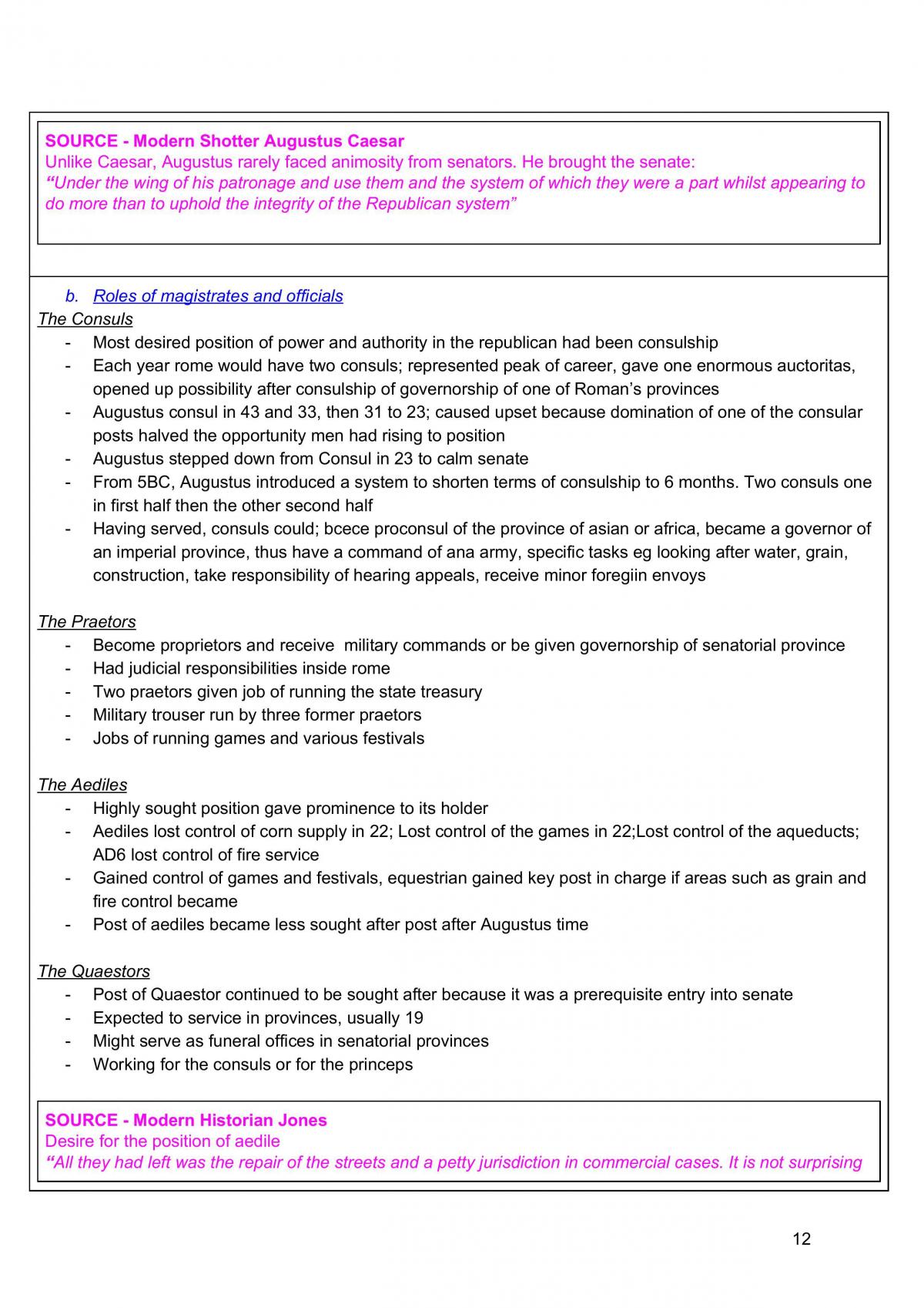 Augustan Age Study Notes  - Page 13