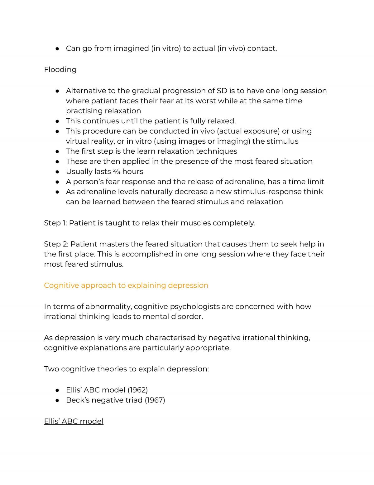 PSYC11412 Foundations in Mental Health - Psychology Notes and Study Aid - Page 16