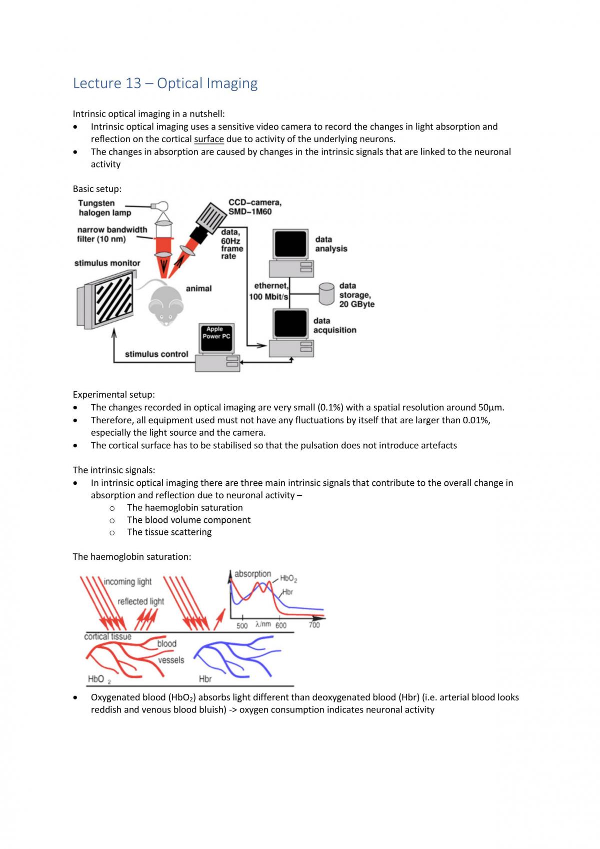 Imaging in Biomedical Research Full Notes - Page 43