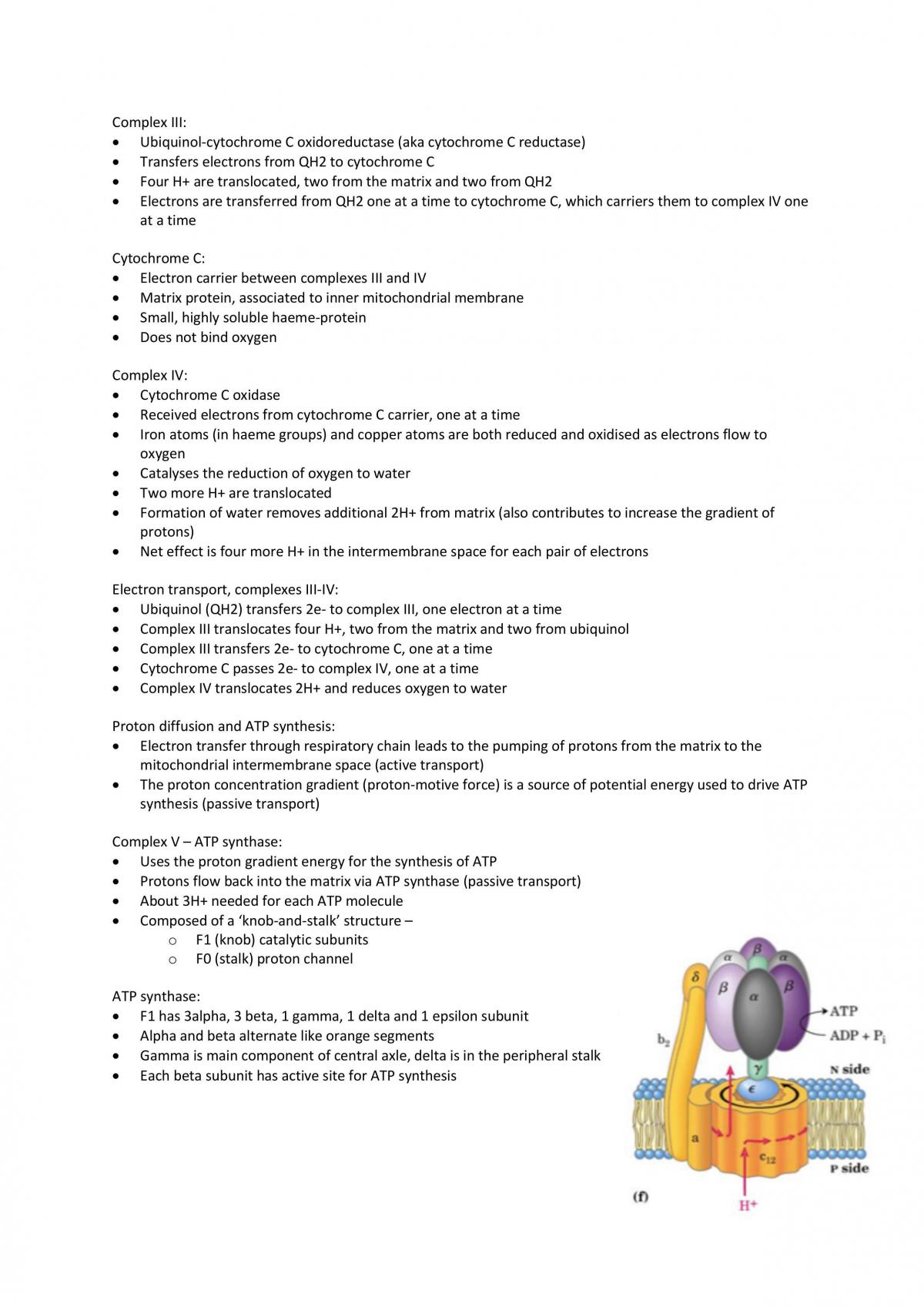 Biochemistry revision notes - Page 7