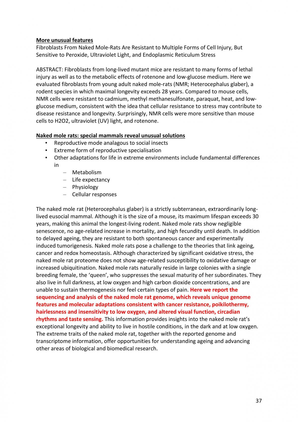 Hormones and Behaviour revision notes - Page 37