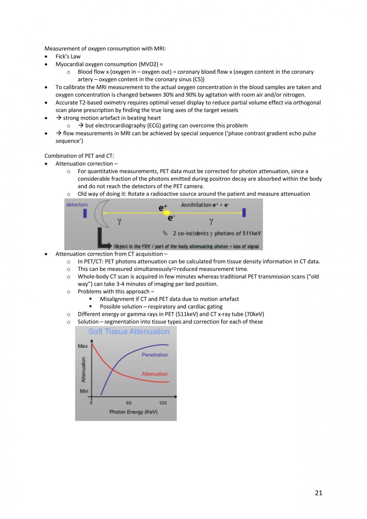 Imaging in Biomedical Research revision notes - Page 21