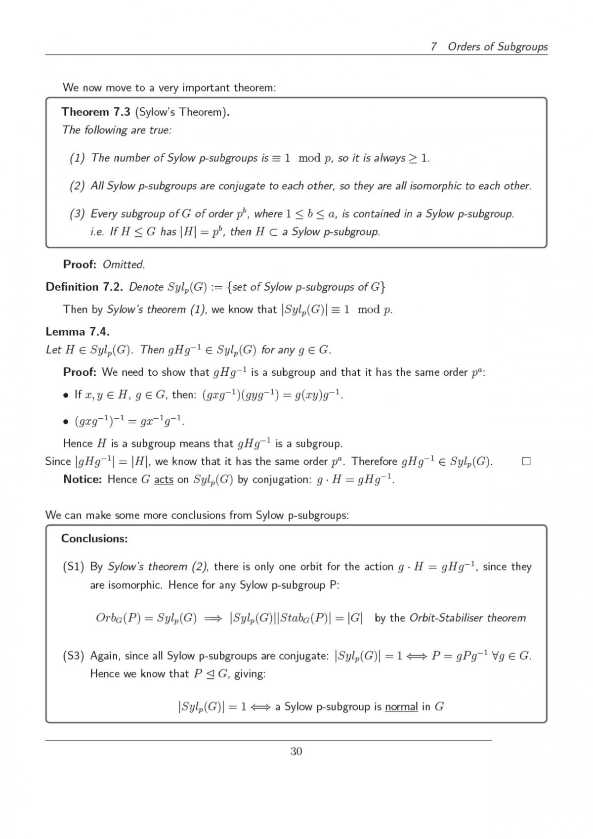 MA249 Algebra 2 Notes - Page 32