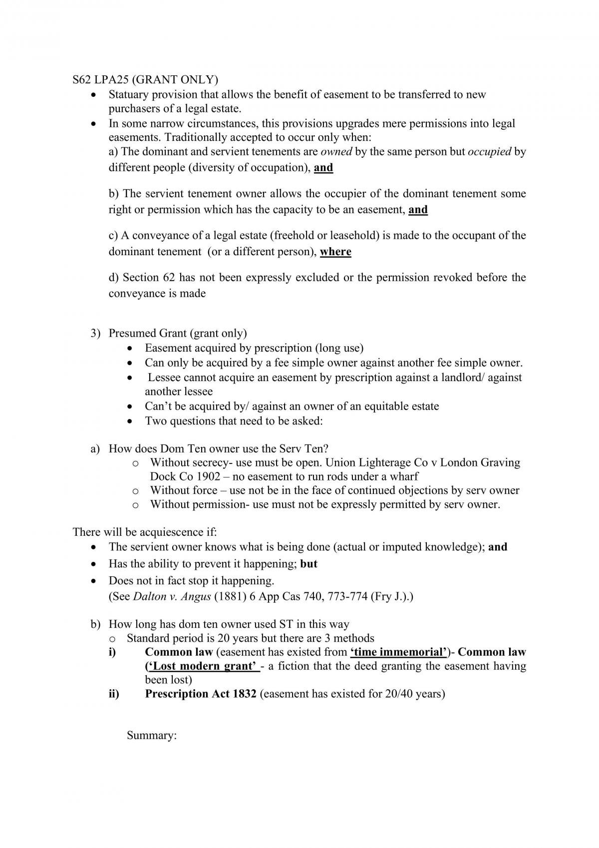 Property Law Notes  - Page 30