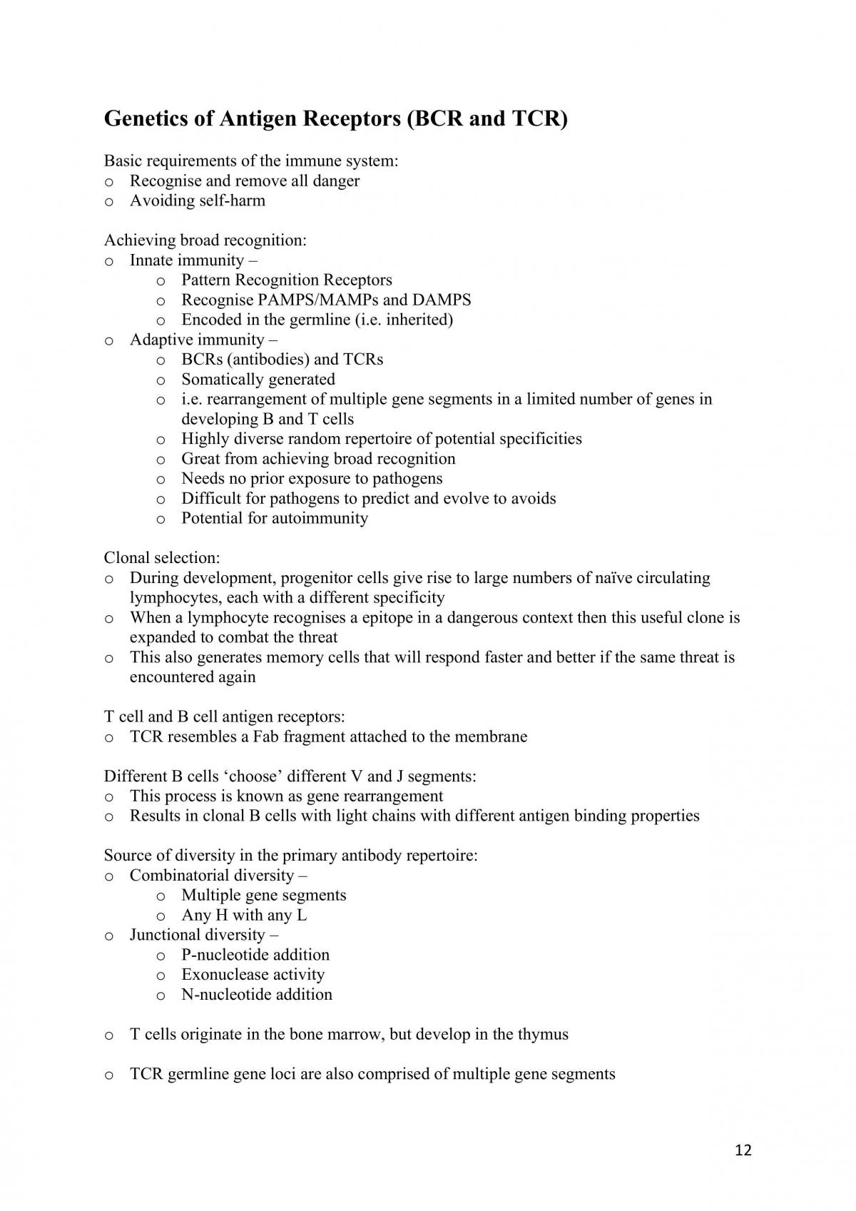 Immunology notes - Page 12