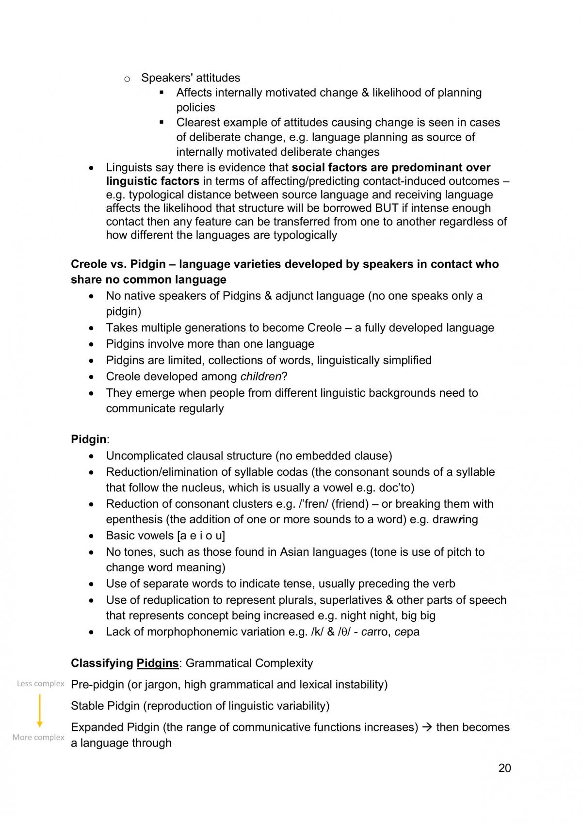 Transnationalism and Linguistic Contact in the Hispanic World Study Notes - Page 20
