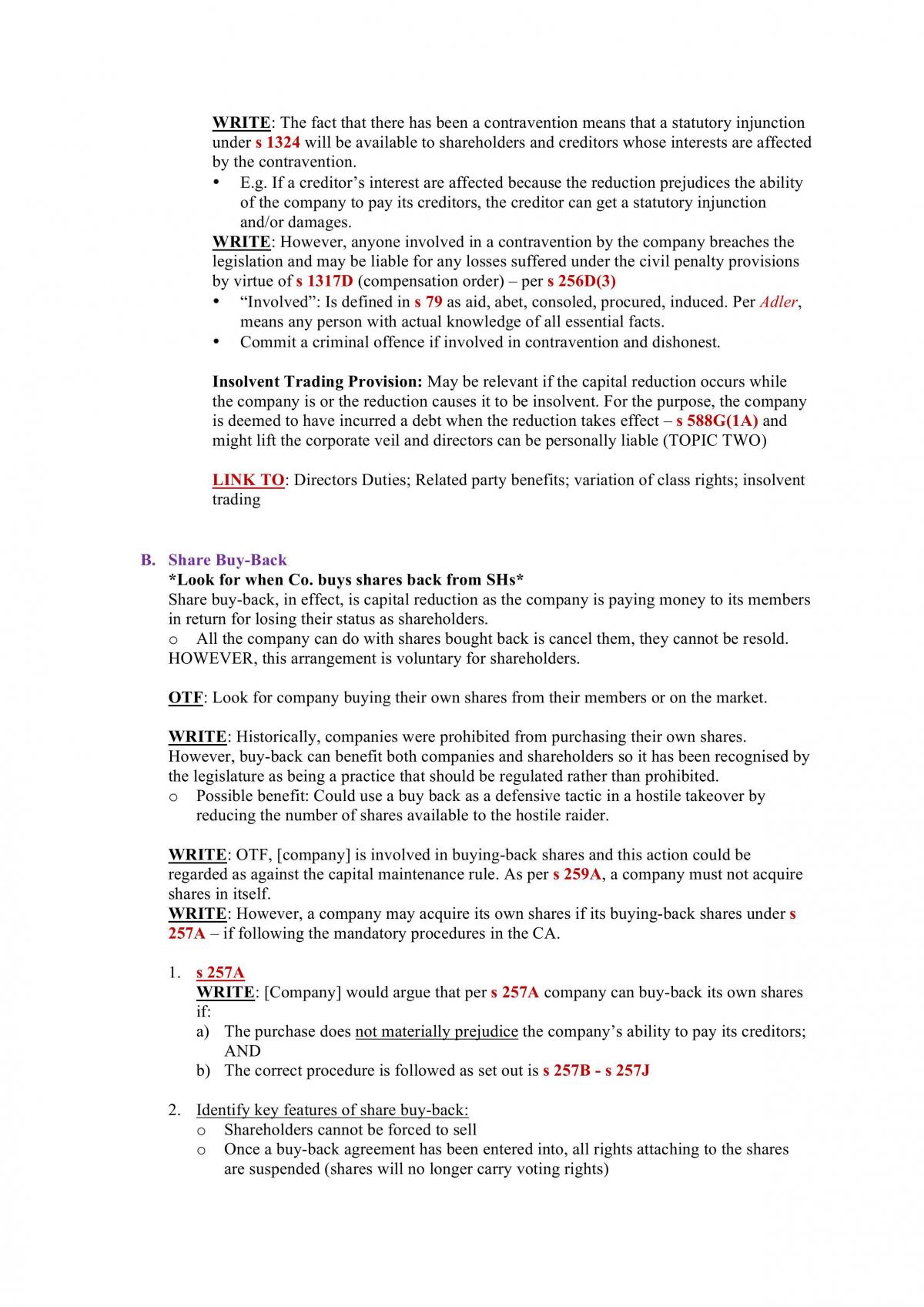 Corporations Law Exam Notes - Page 38
