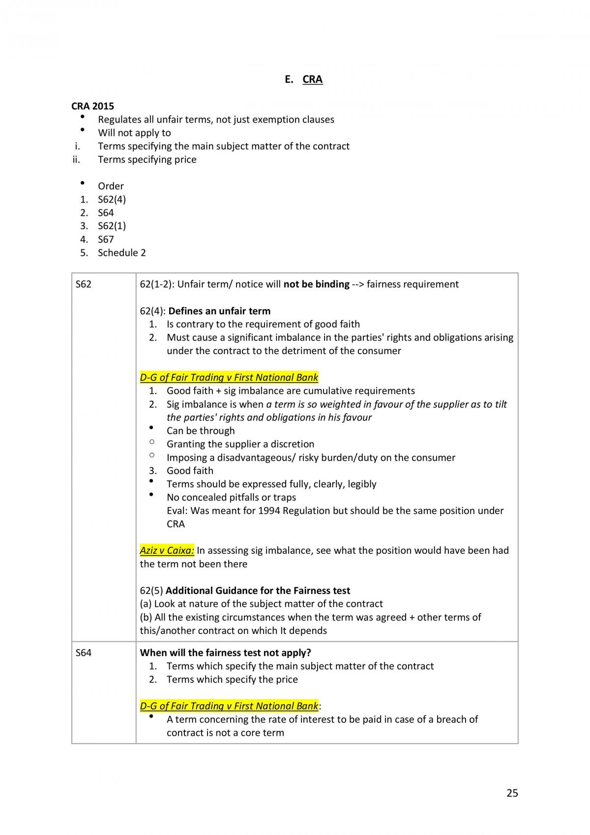 Complete Contract Law Notes  - Page 25