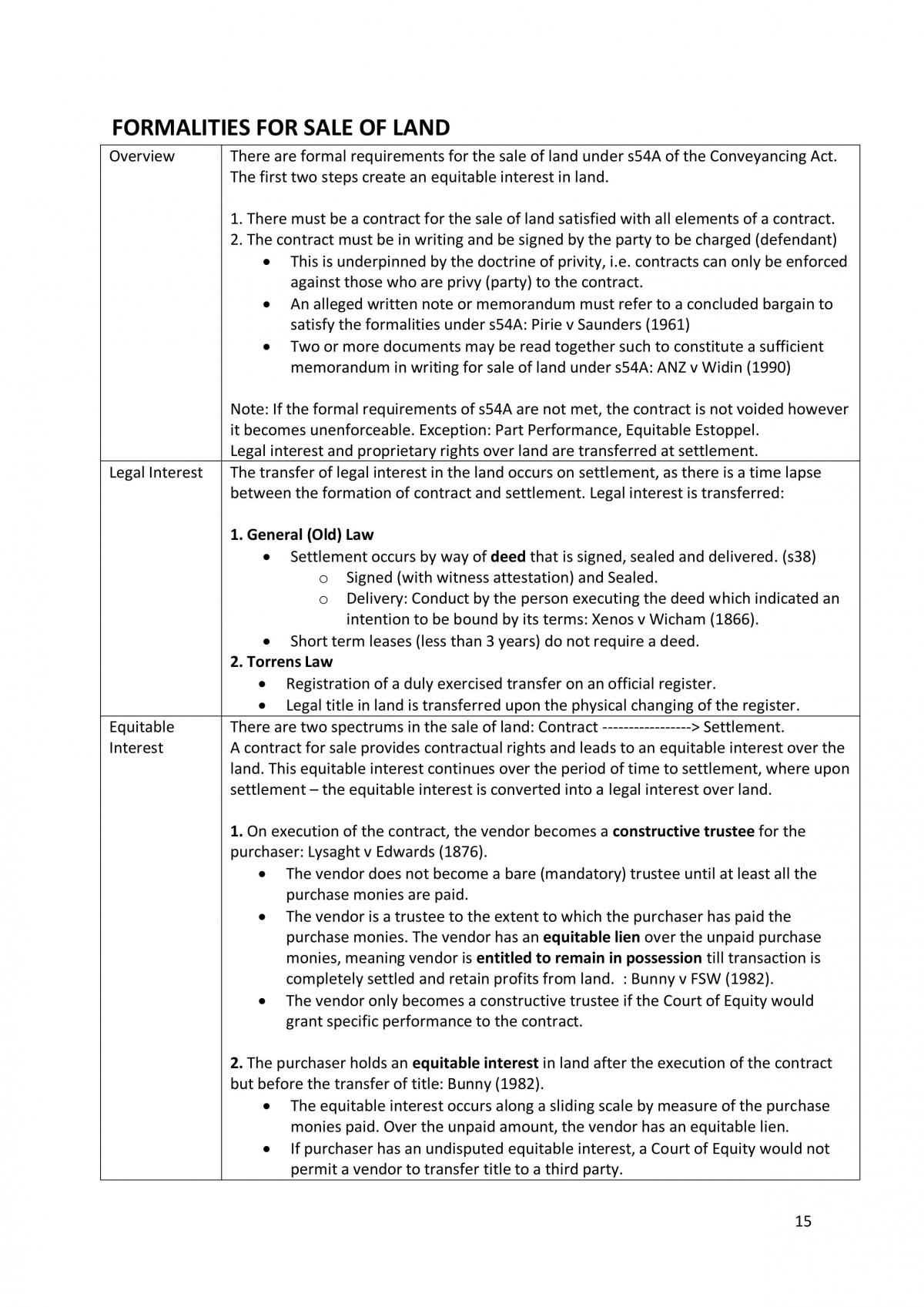 Private Law Summary Notes - Page 15