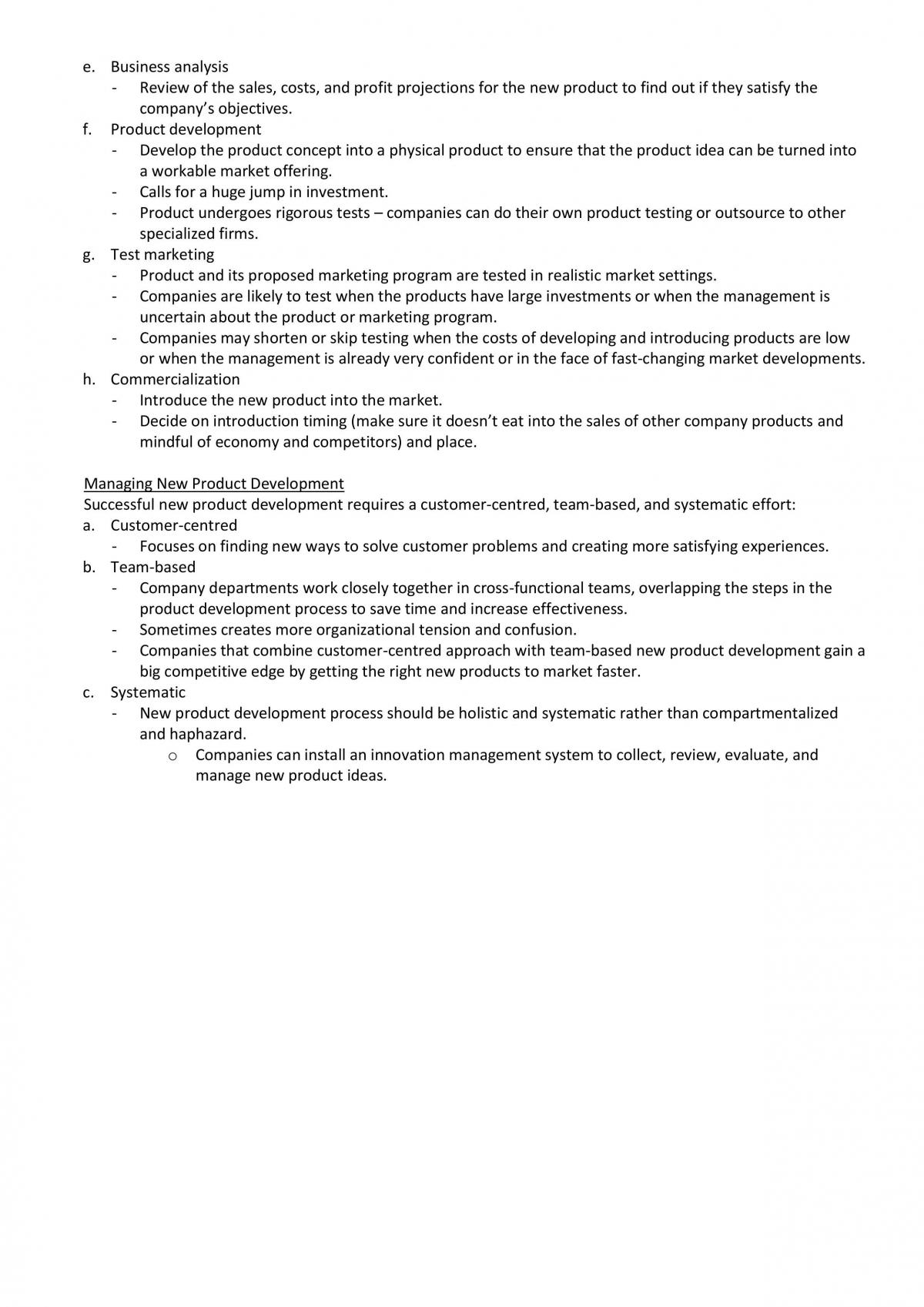 MKTG101 Marketing Study Notes - Page 21