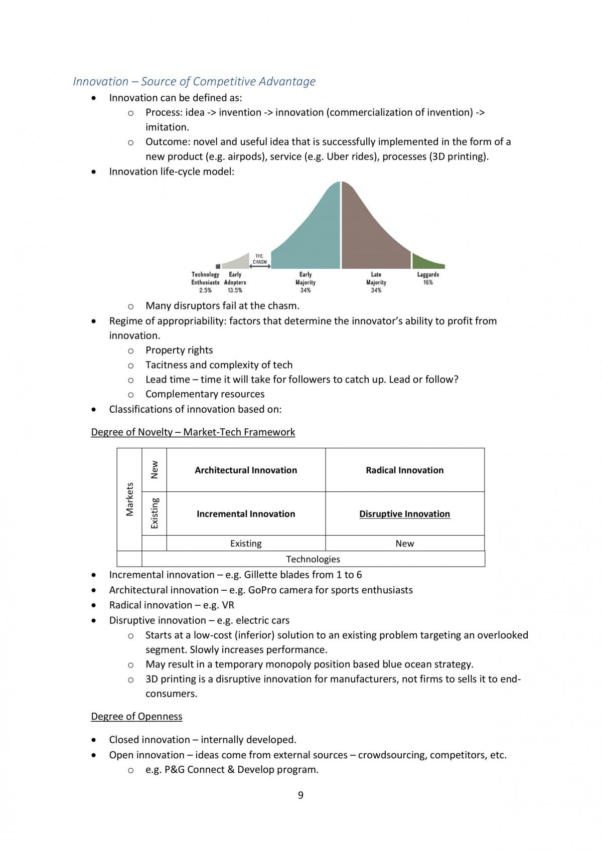 MGMT102 Strategy Study Notes - Page 10