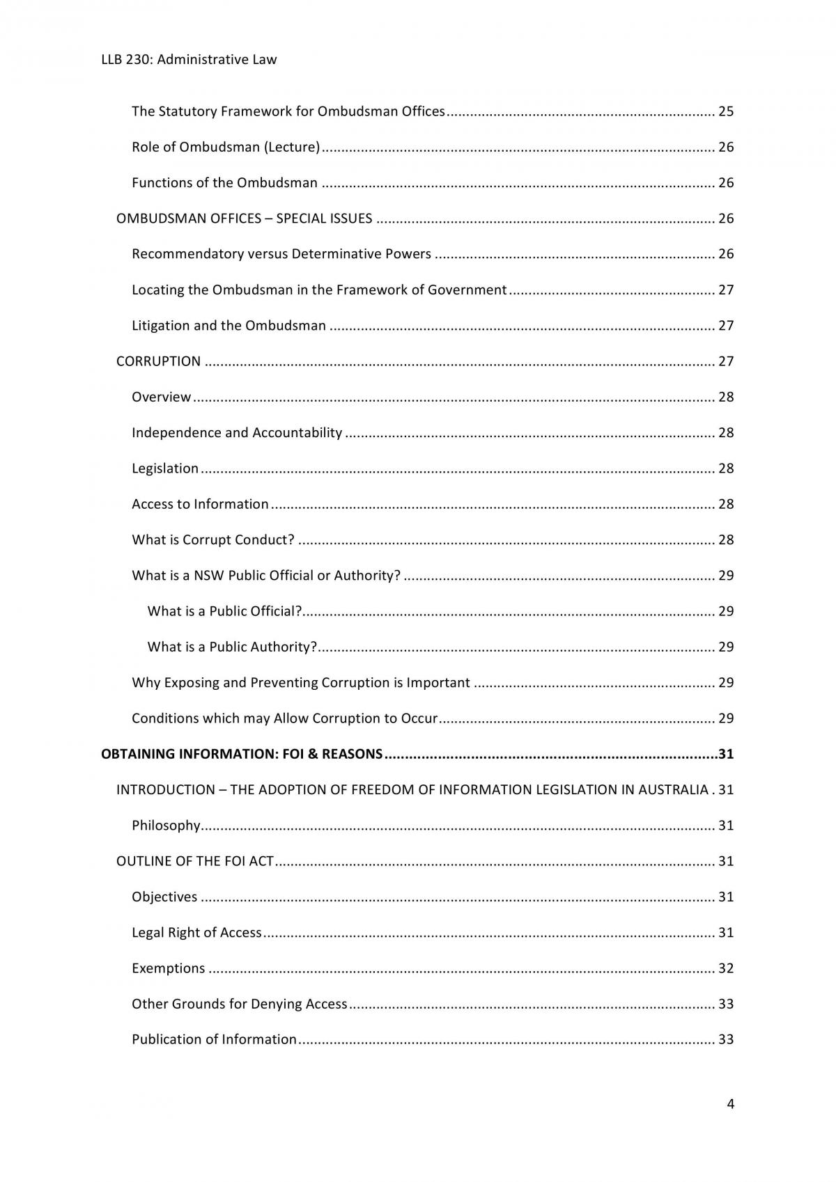 LLB230 Admin Law Exam Notes - Page 4